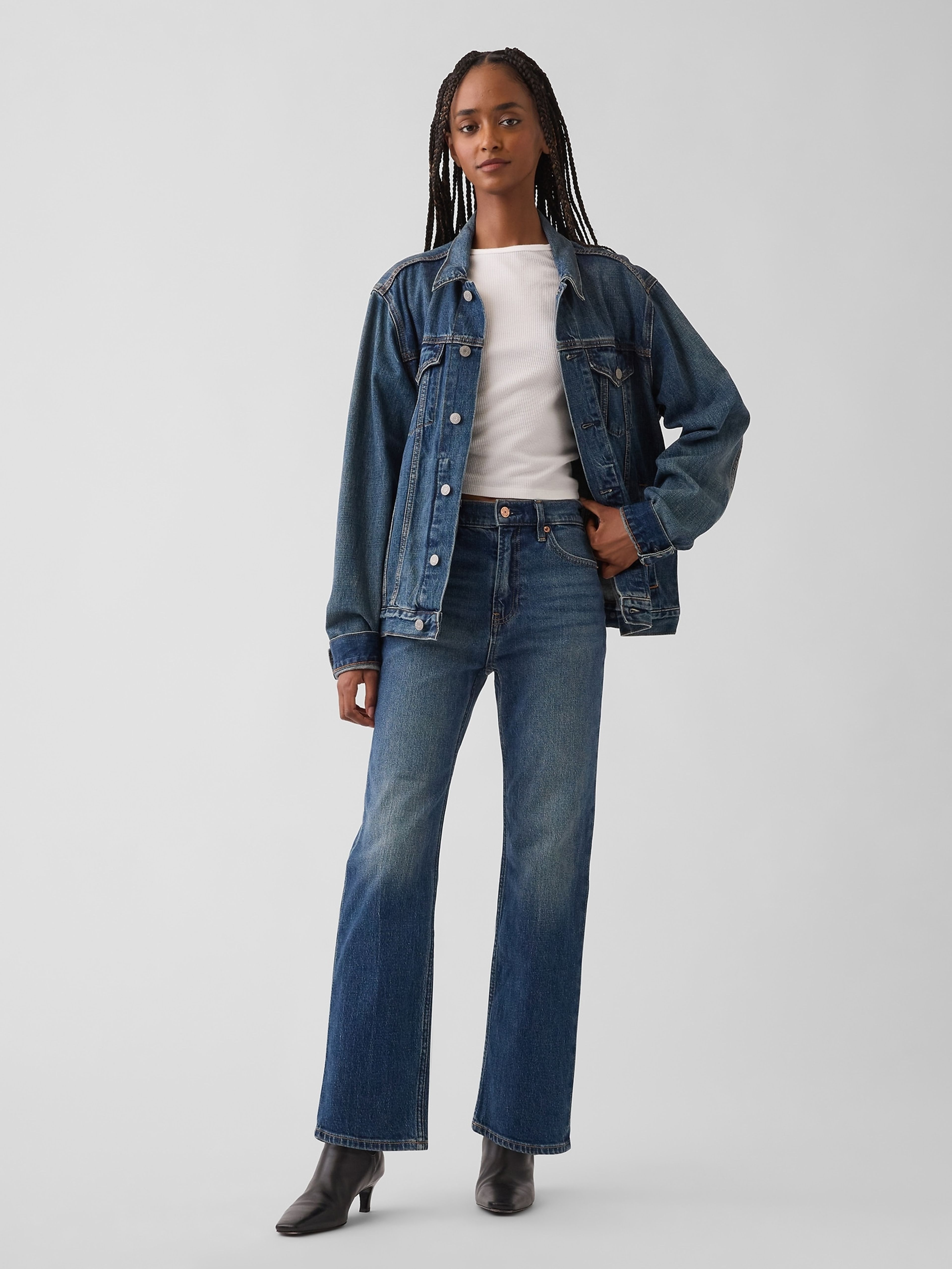 Jeans 90s Straight Crop - 001