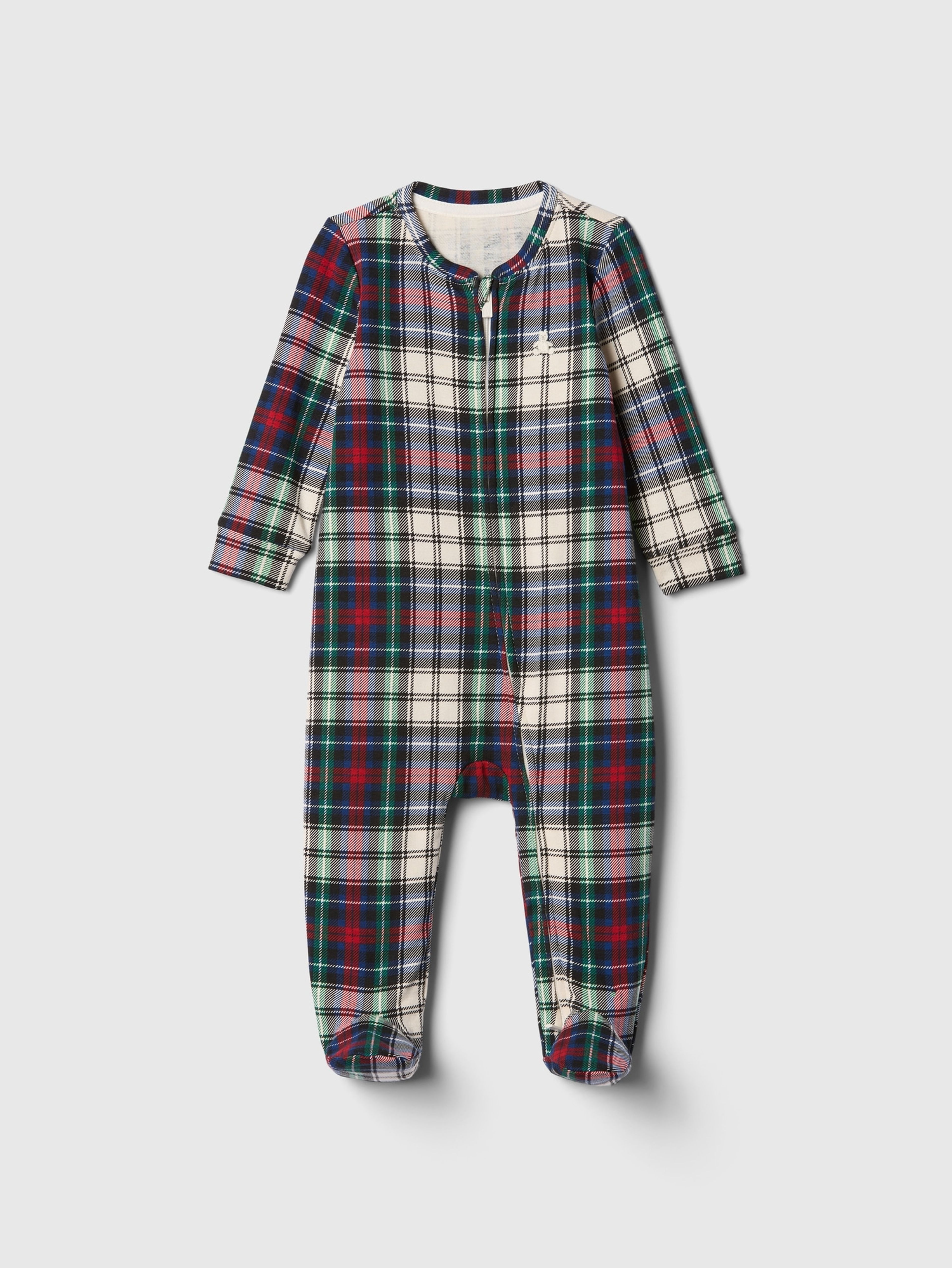 Baby kostkovaný overal