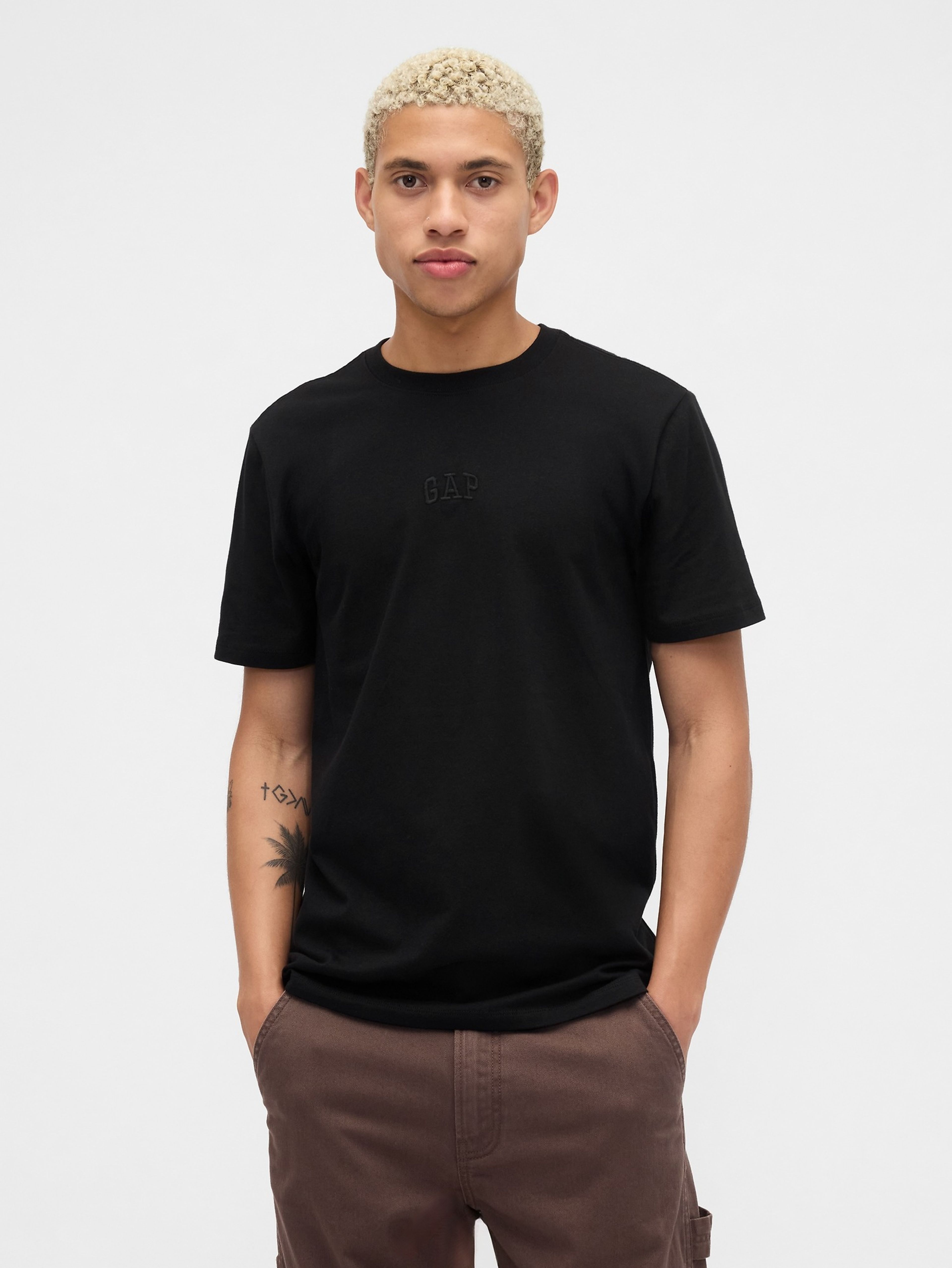 Herren-T-Shirt mit Logo, Everyday Soft