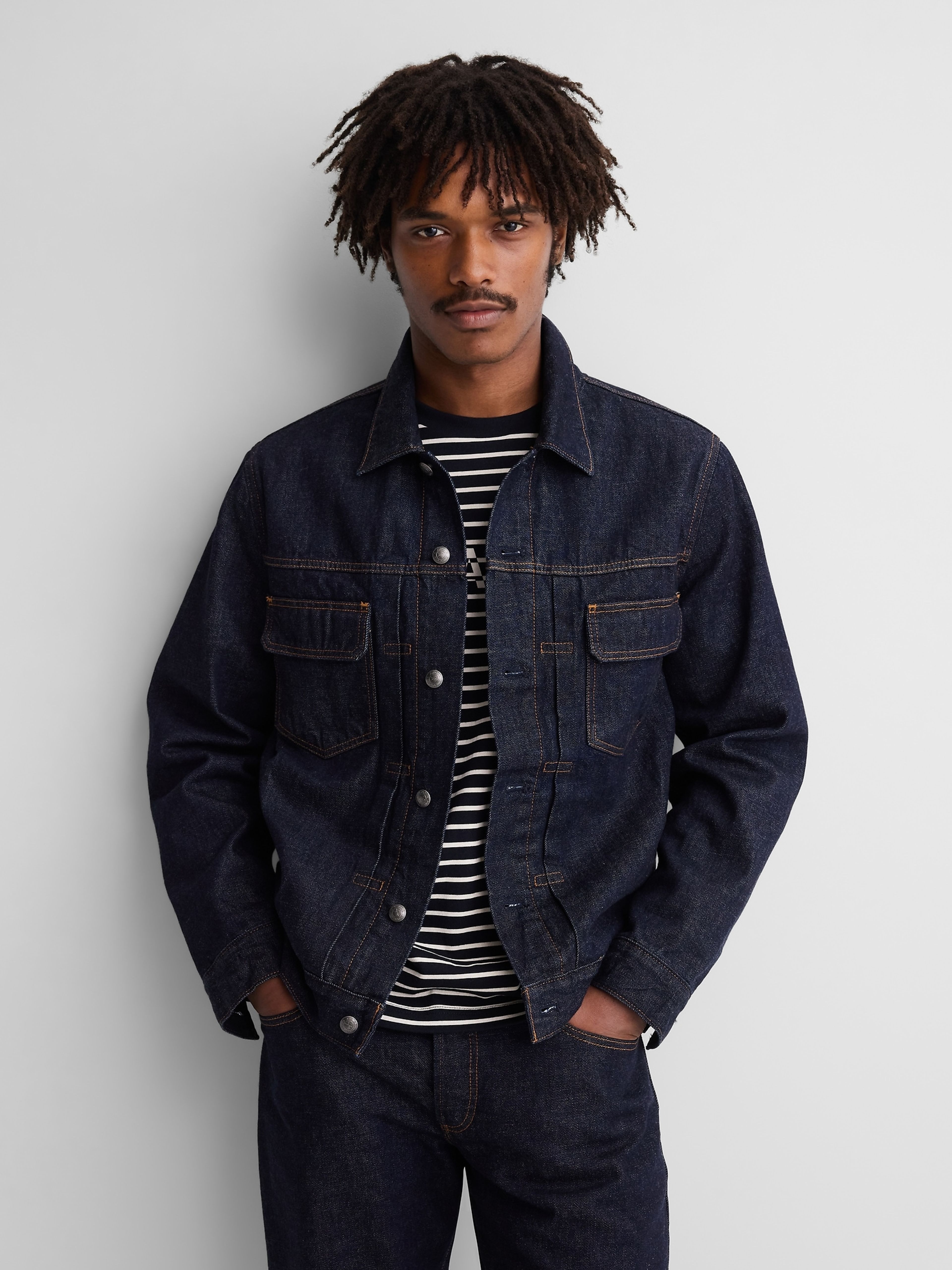 Spijkerjack van Japans denim Gap × A.P.C. unisex - 002