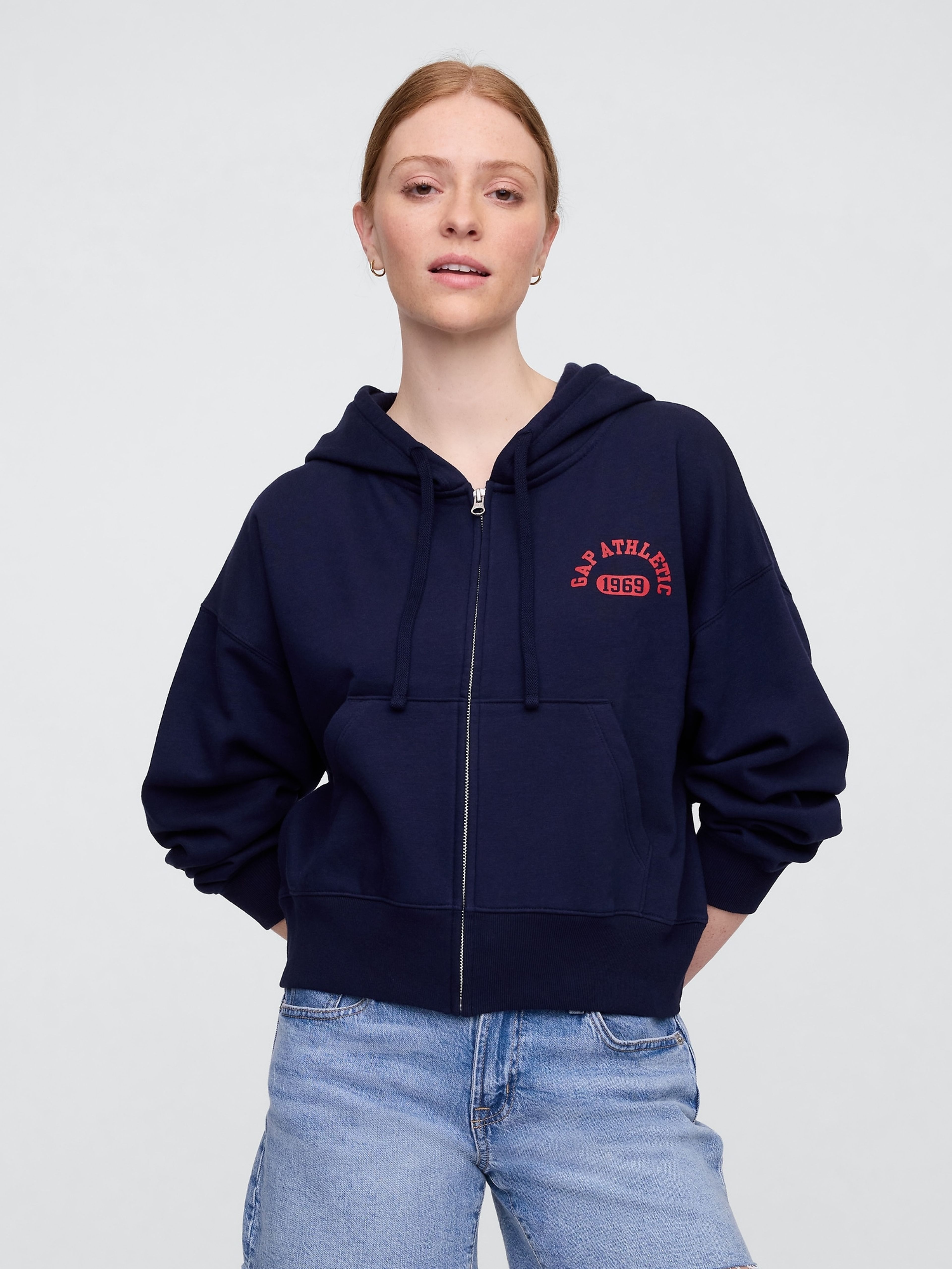 Damen-Oversize-Sweatshirt mit Logo