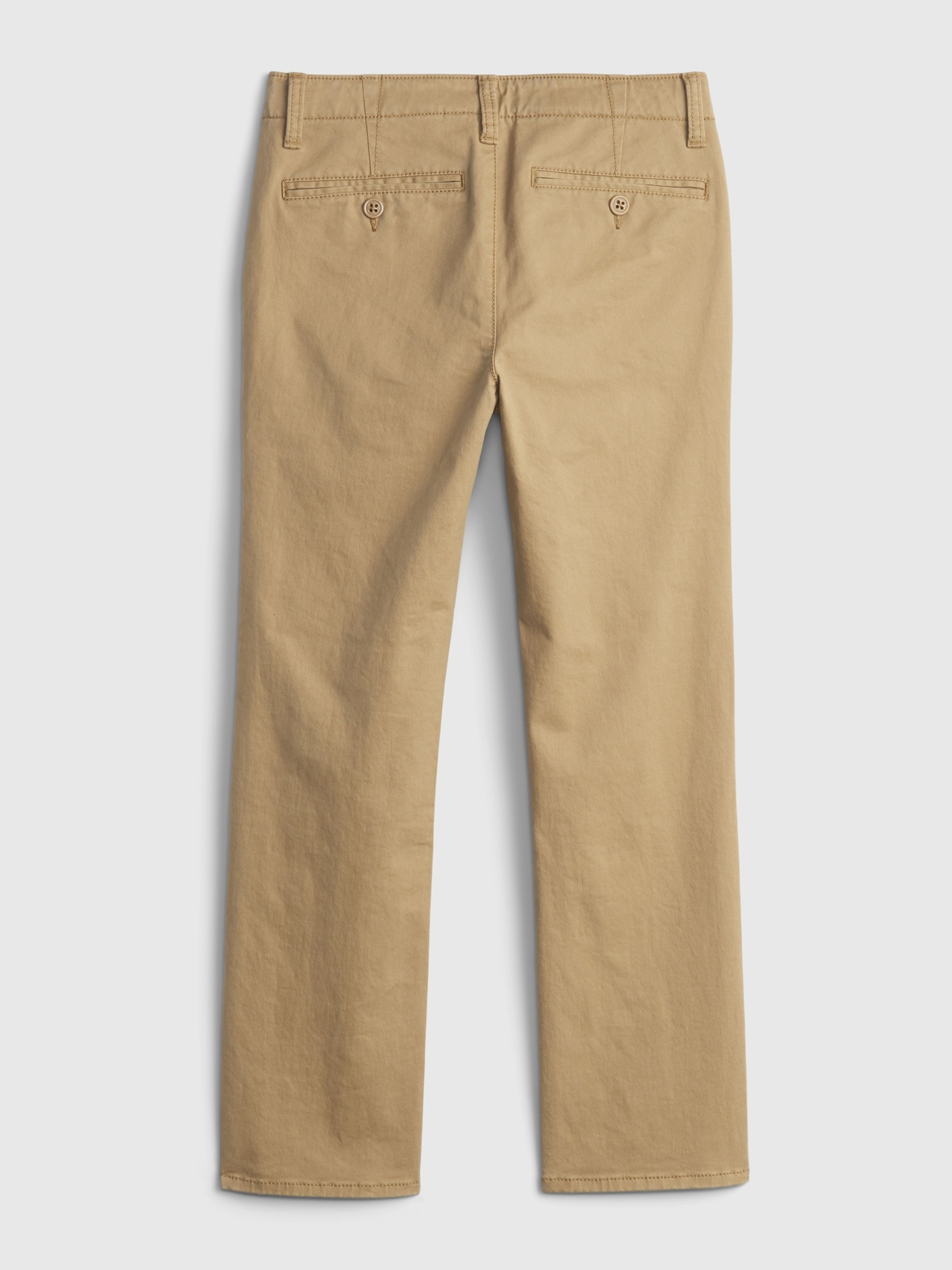 Spodnie dziecięce khaki Straight Stretch - 006