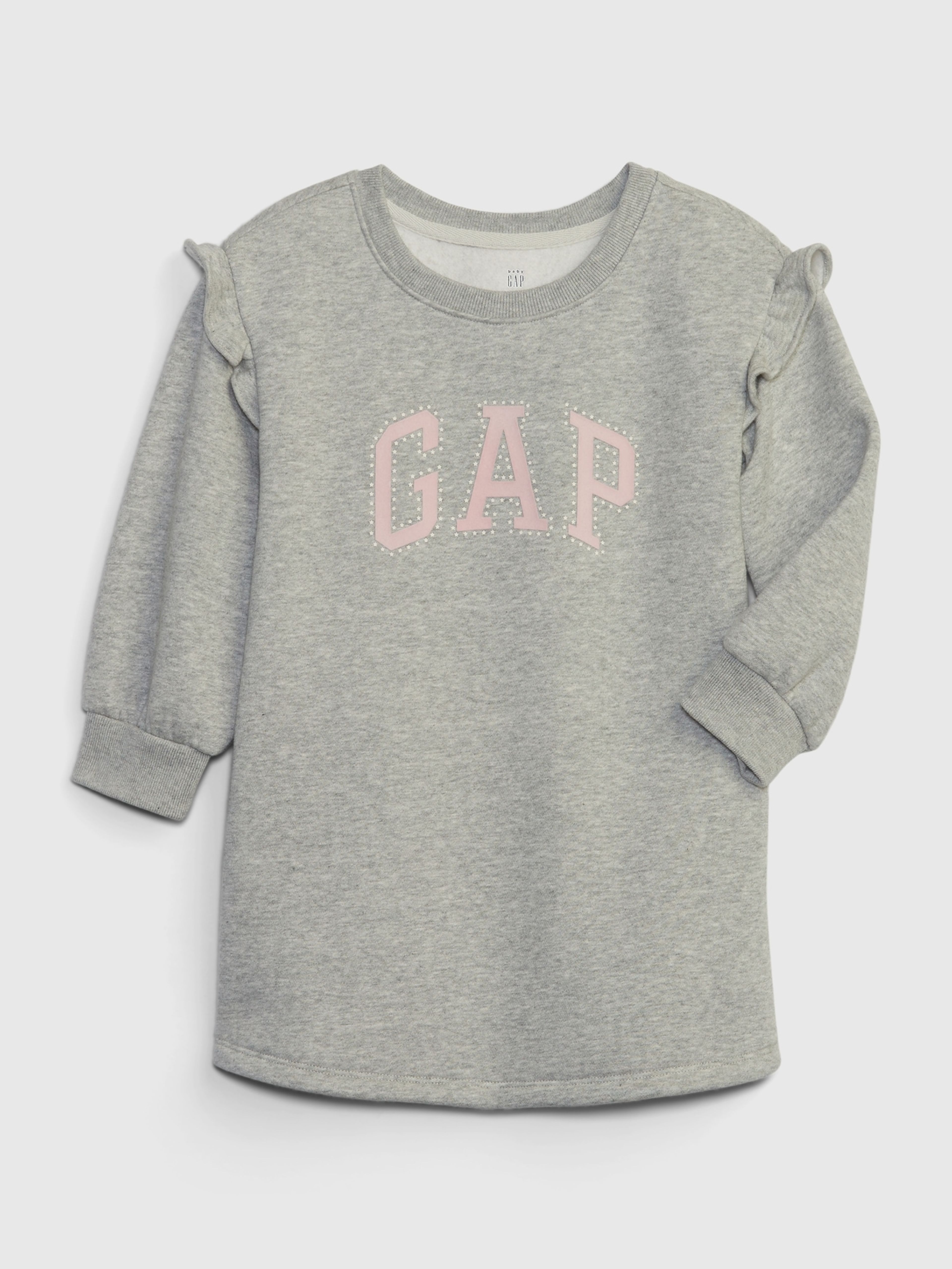 Baby Sweatshirt-Kleid mit Logo