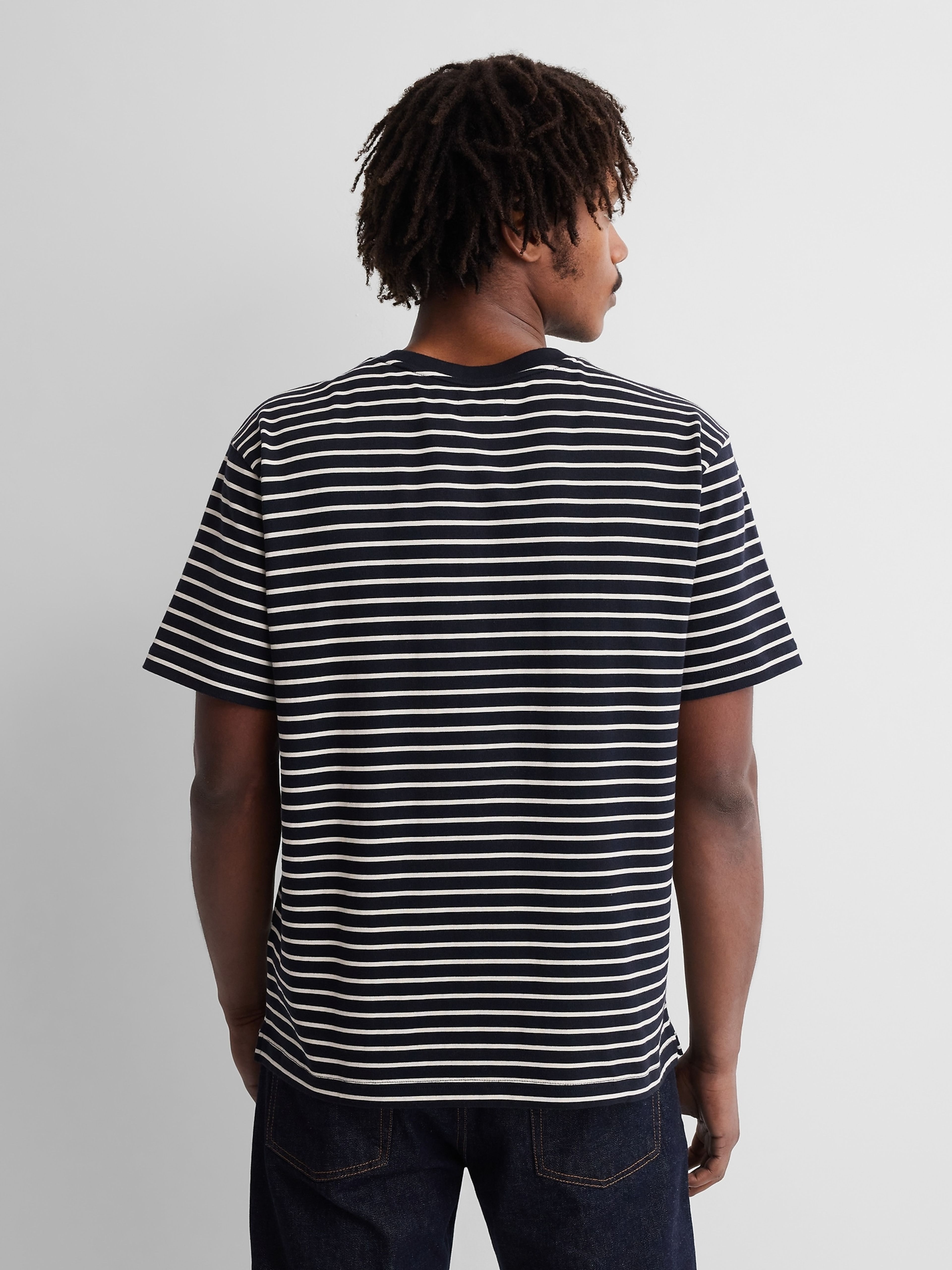 Gestreept T-shirt Gap × A.P.C. unisex met logo - 003