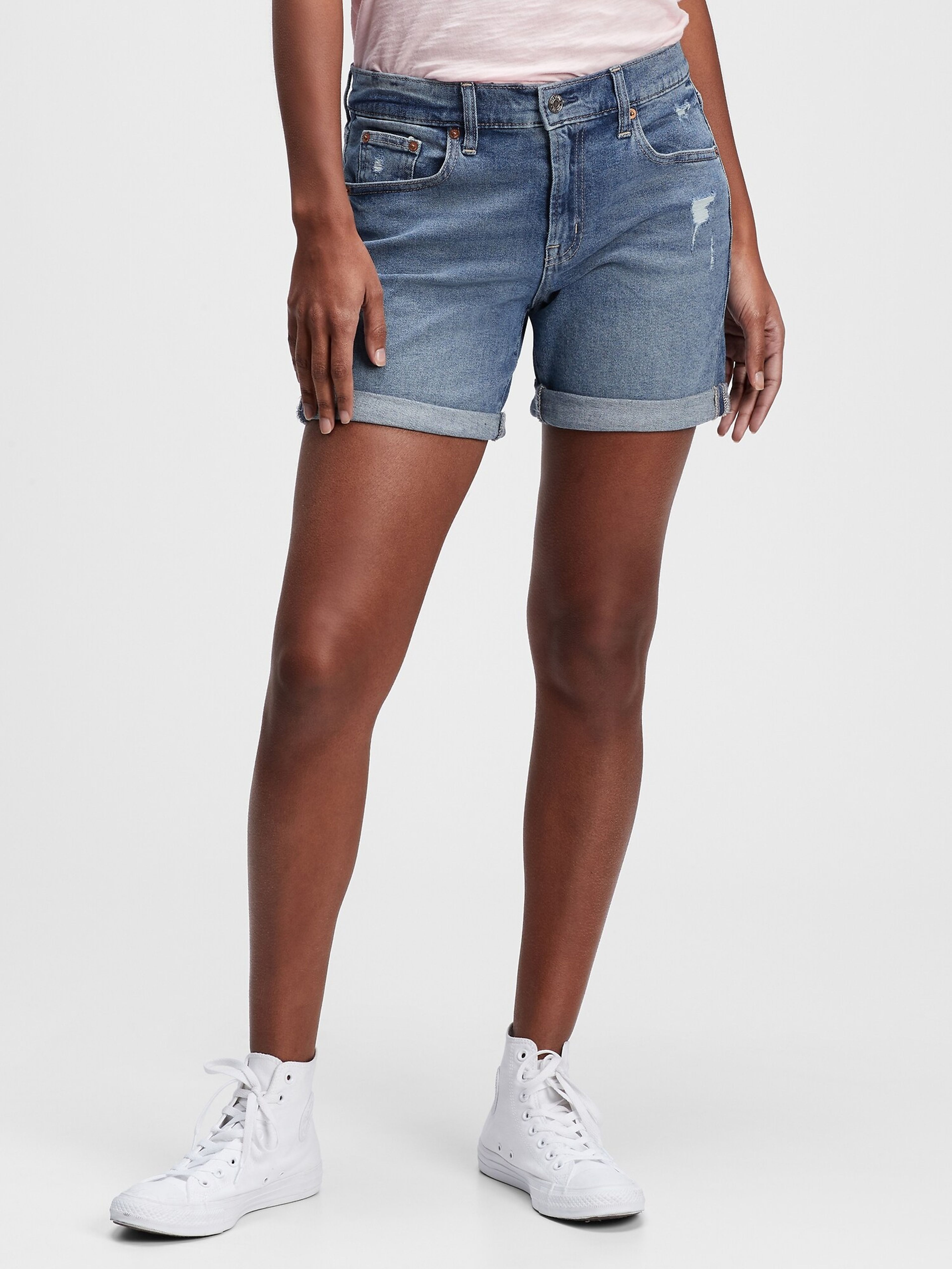 Jeansshorts mid rise