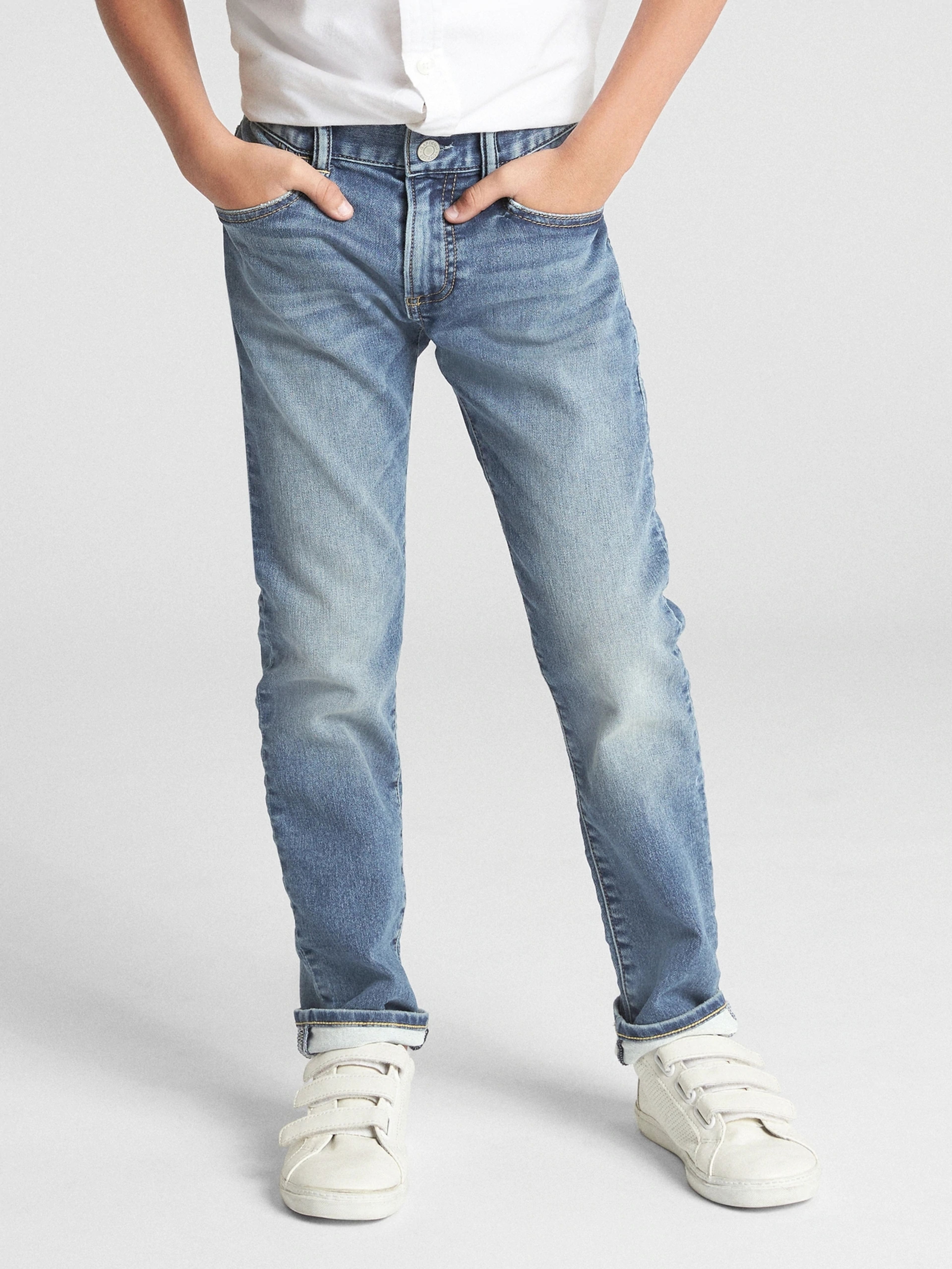 Kinder-Jeans slim with stretch