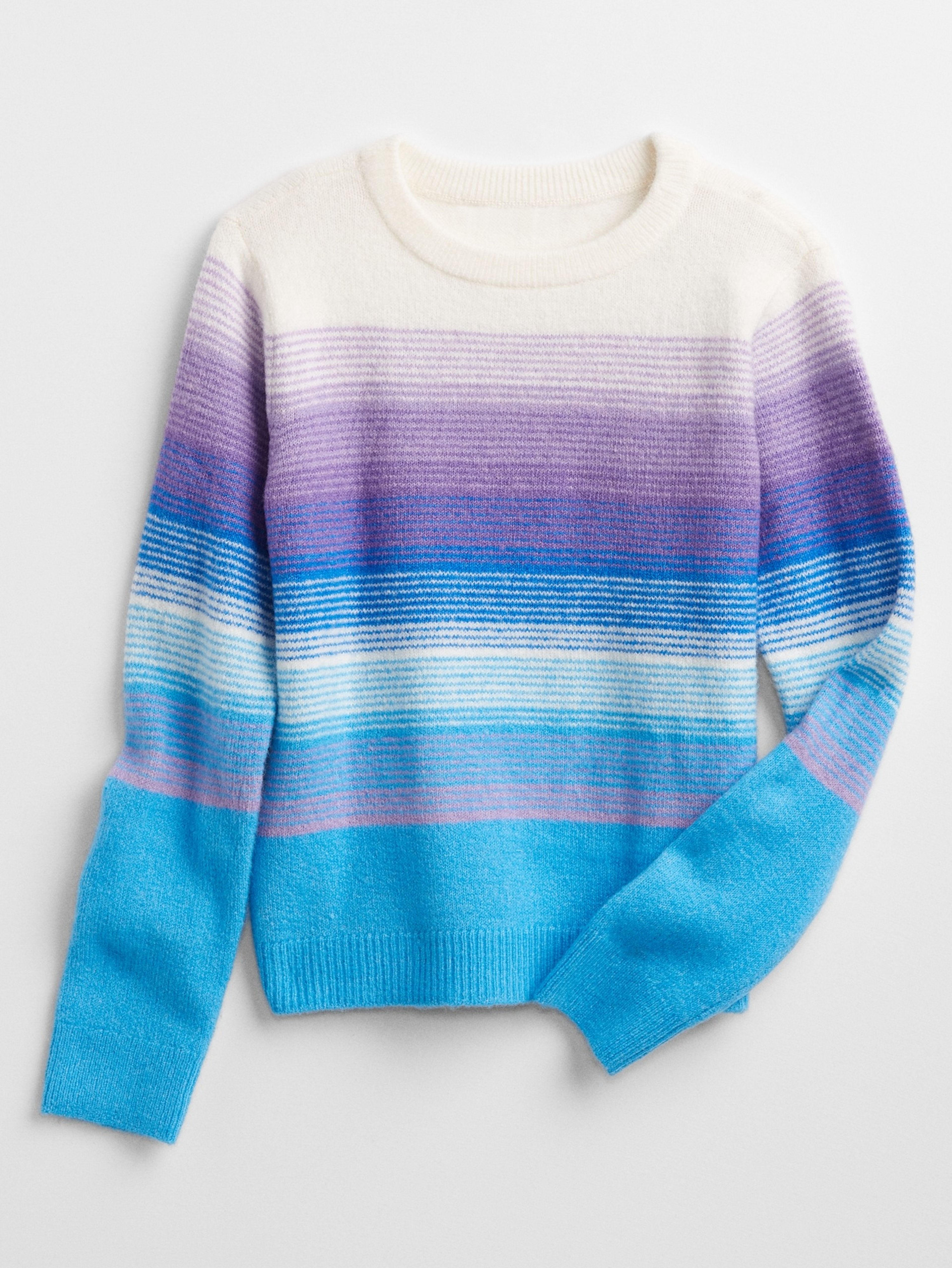 Gestreifter Kinder-Strickpullover