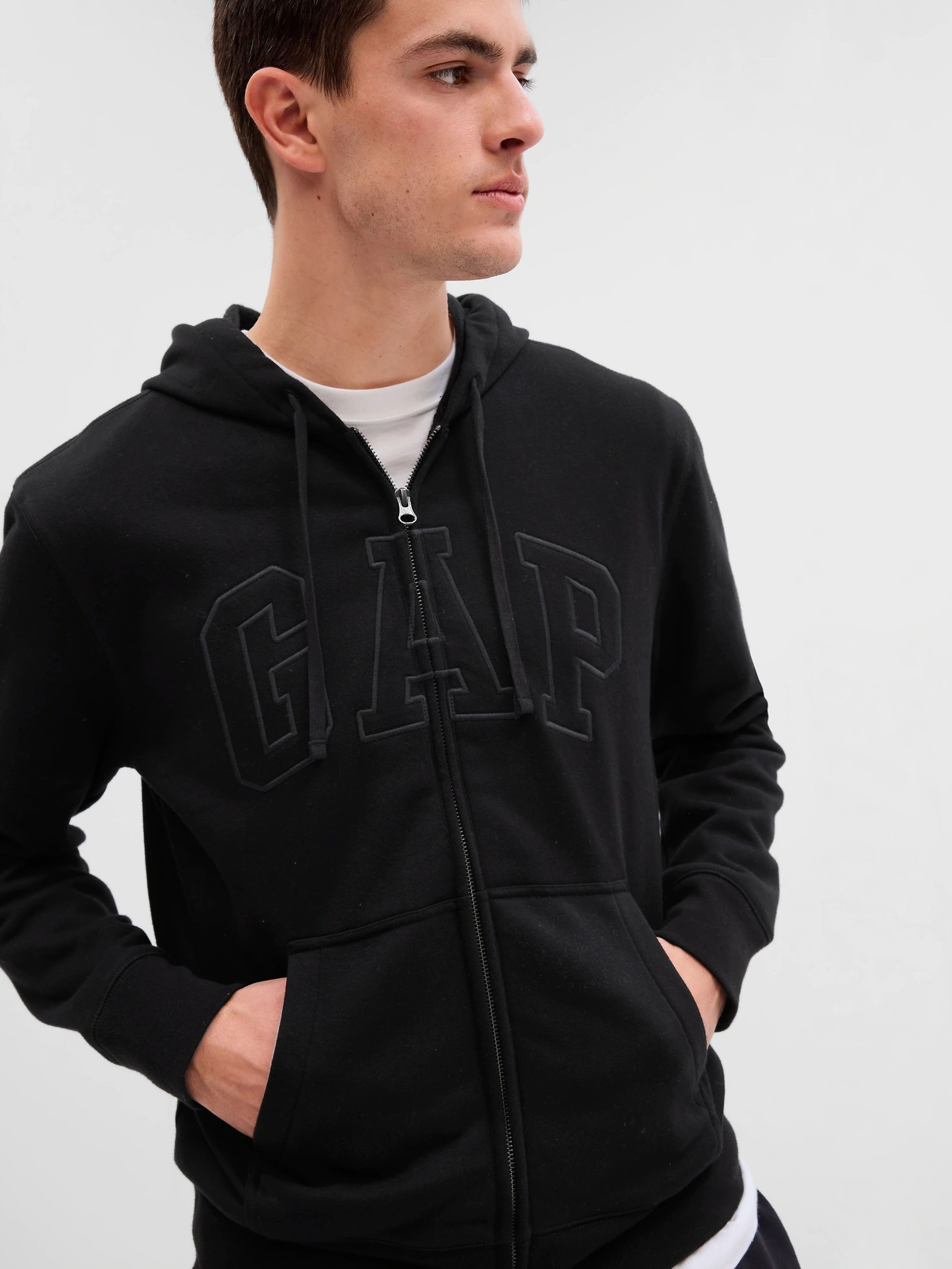 Sweatjacke GAP Logo mit Reißverschluss