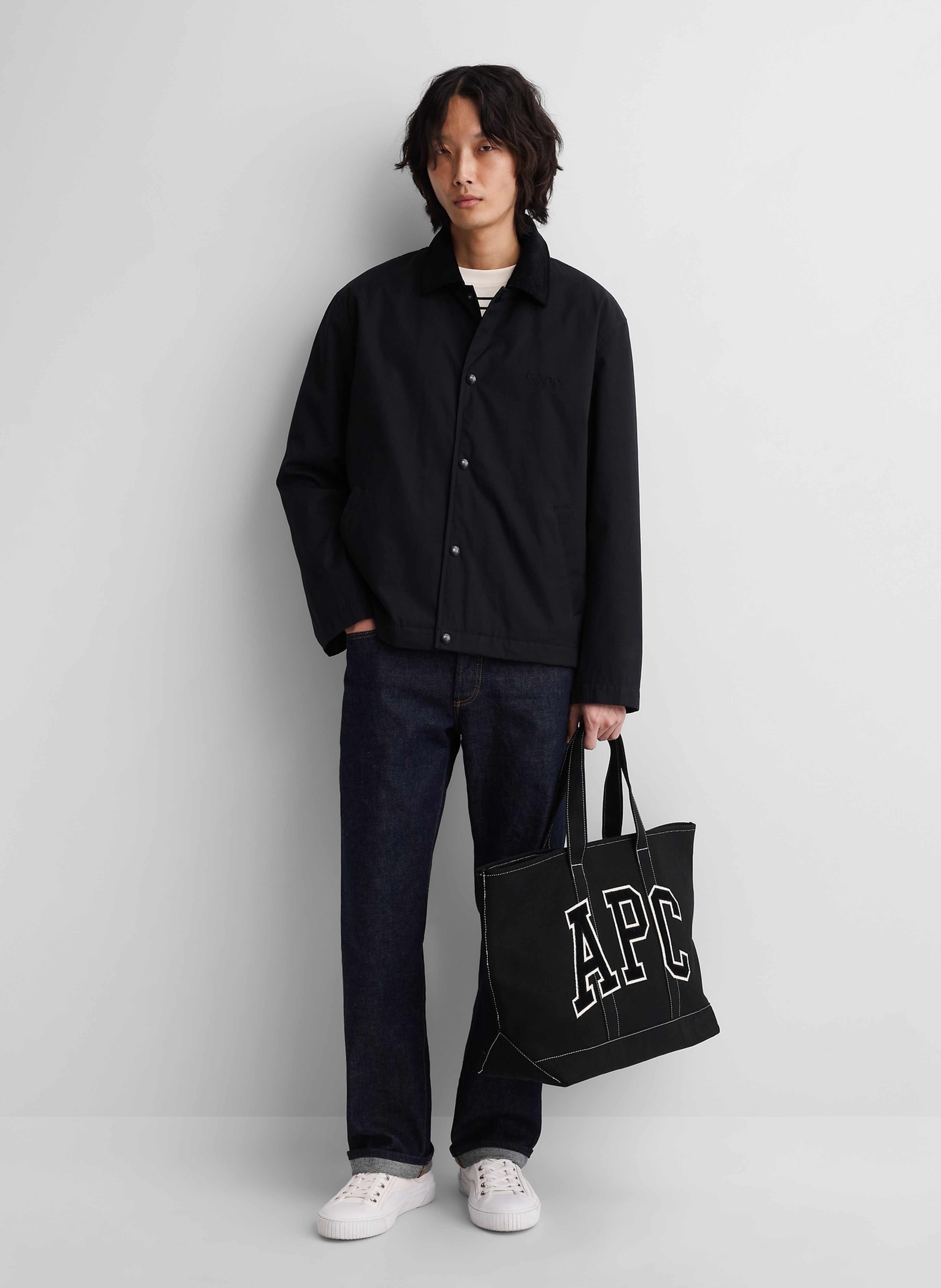 Gestreept T-shirt Gap × A.P.C. unisex - 002