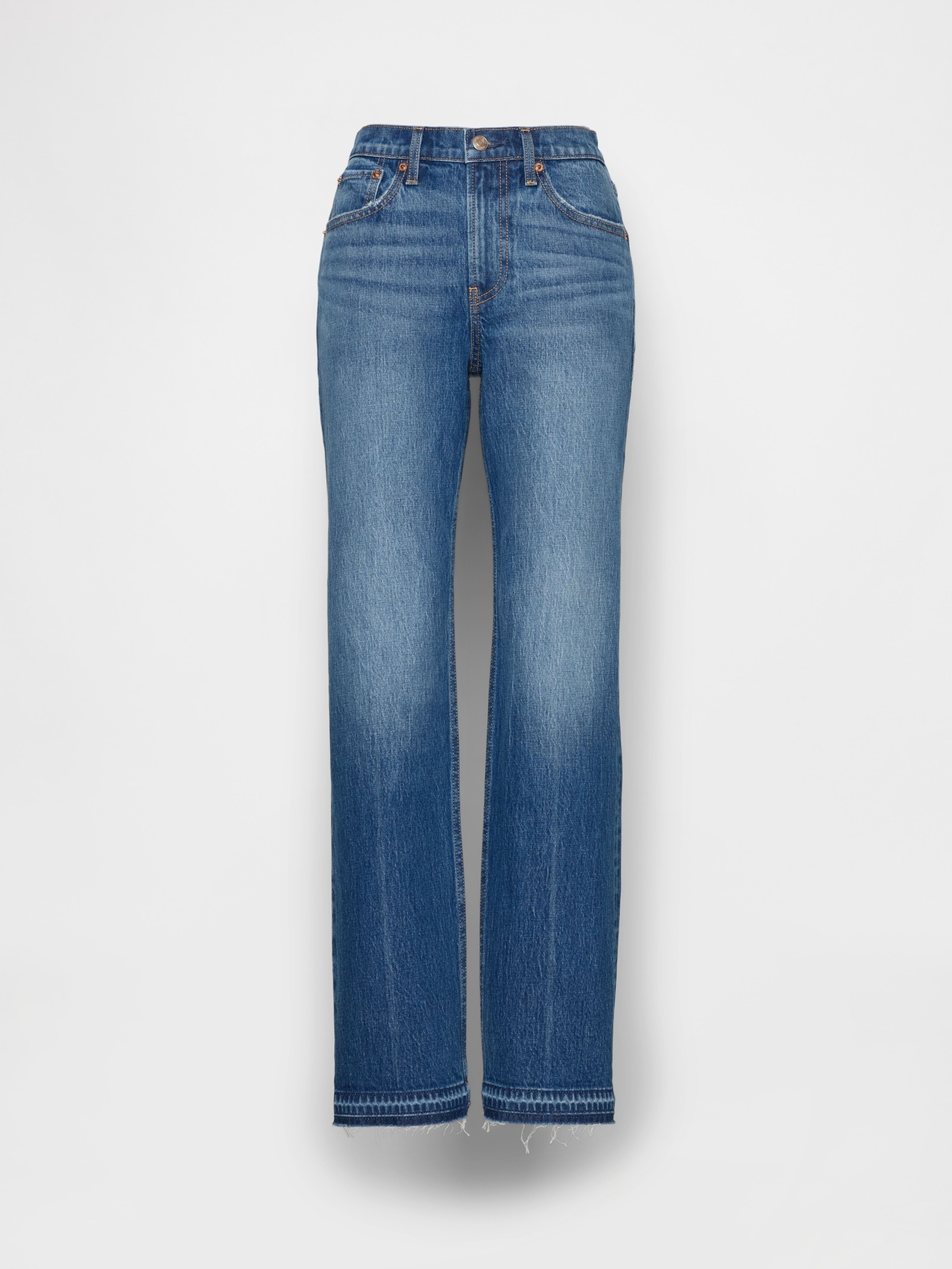 Mid Rise Relaxed Straight farmer - 001