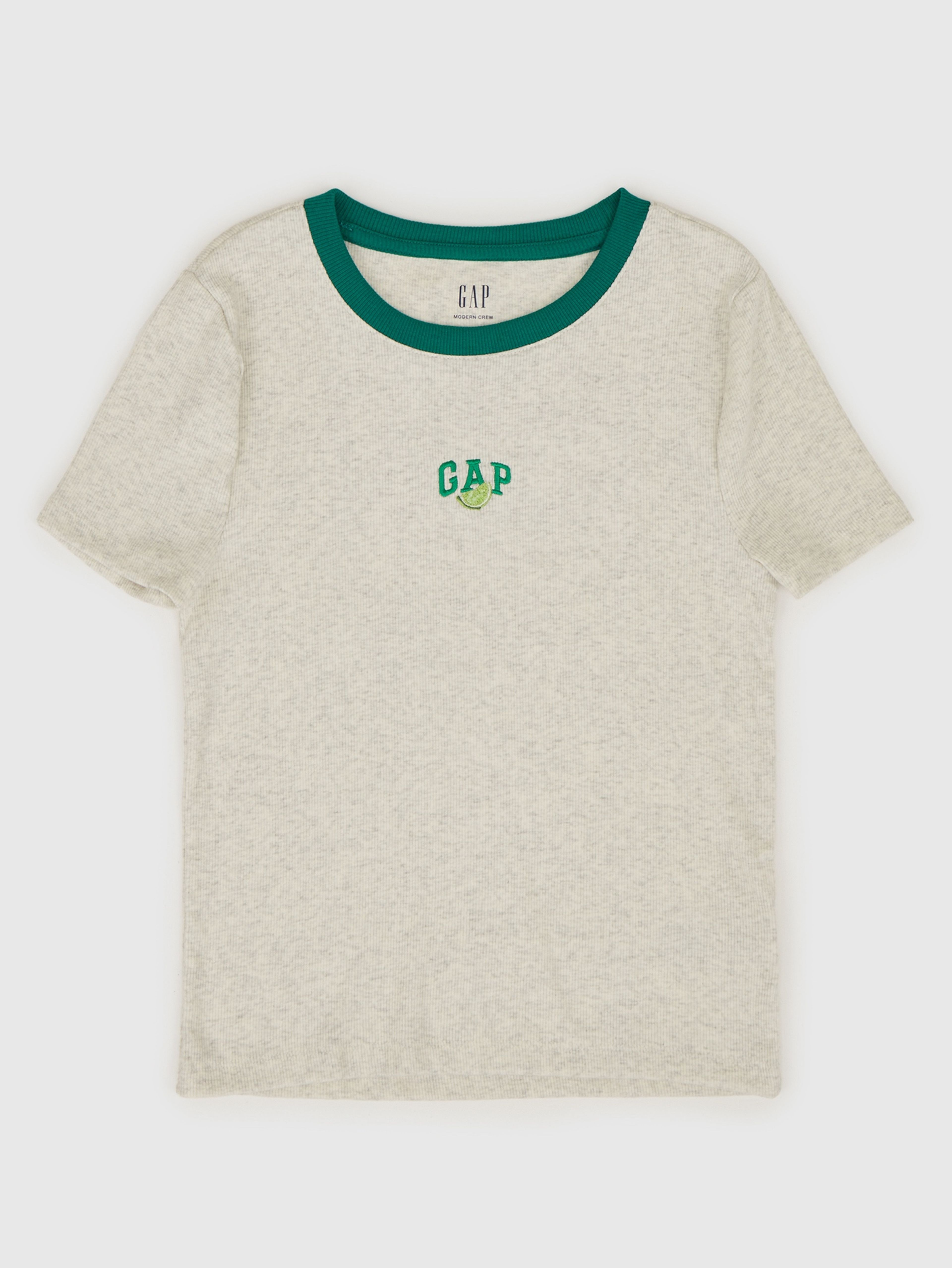 Crop top z logo Americana