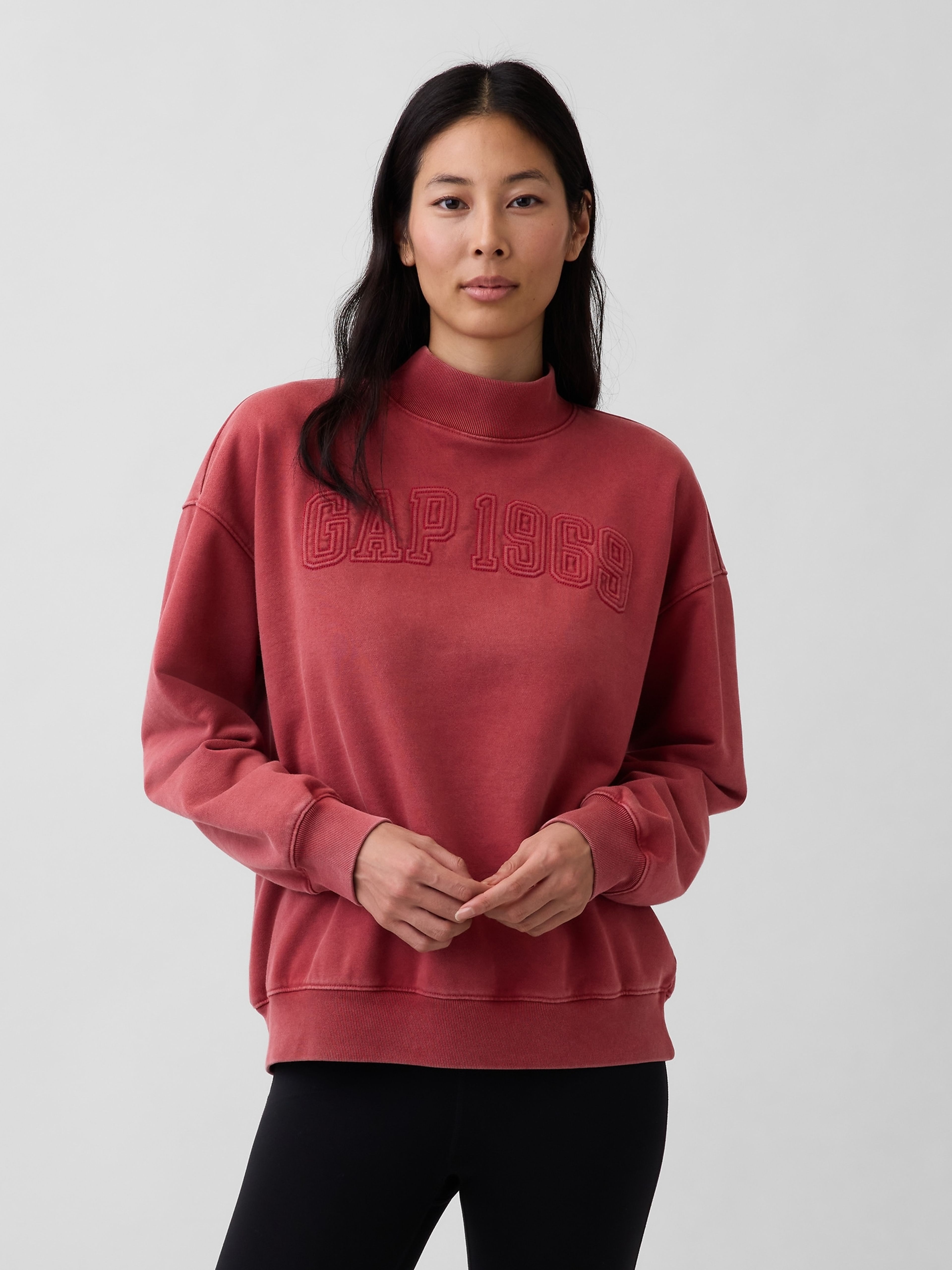 Oversize Sweatshirt Heavyweight mit Logo - 001