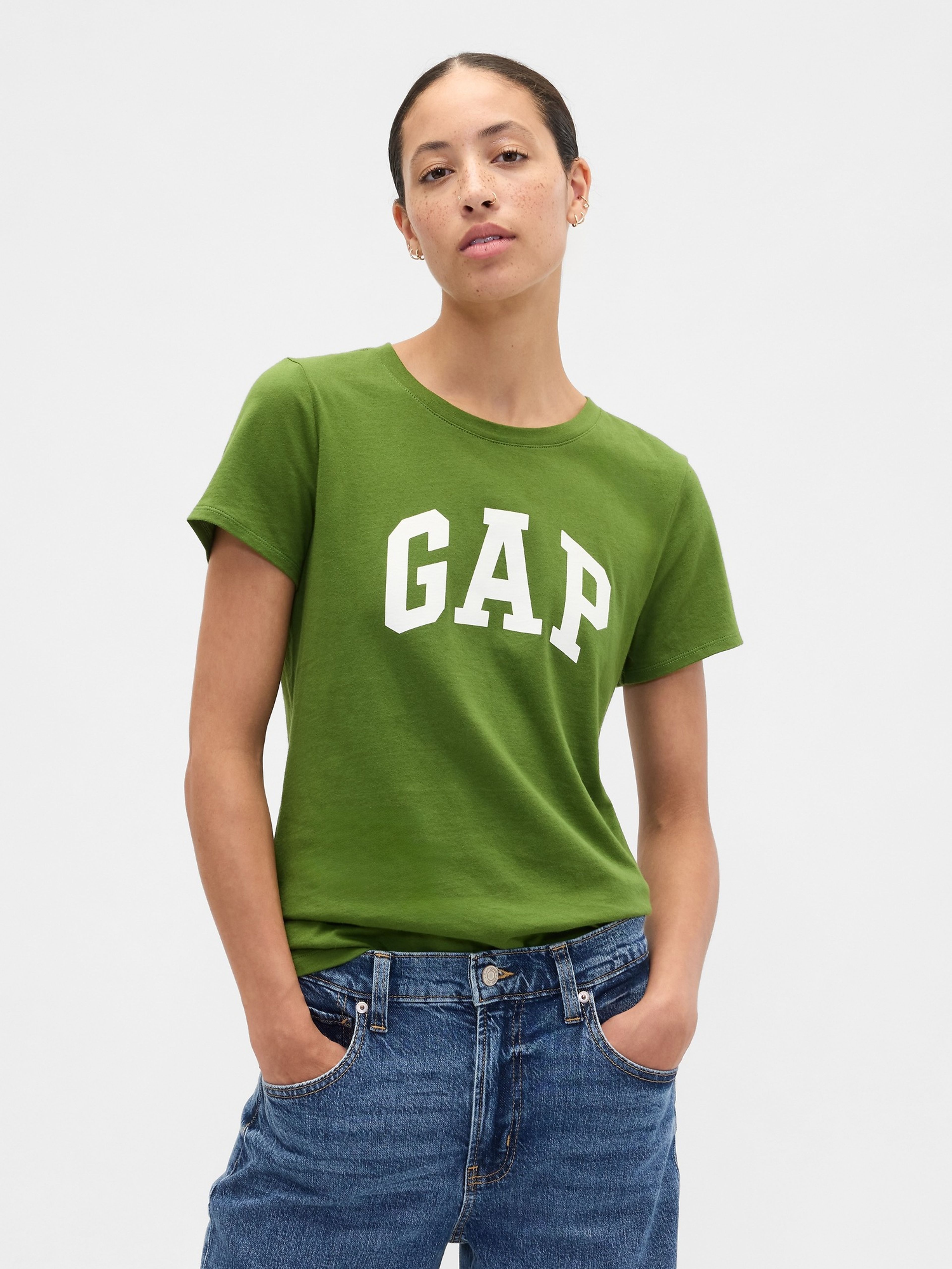 Damen-T-Shirt mit Logo