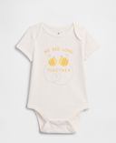 Baby body Brannan Bear con stampa-Bianco - 004