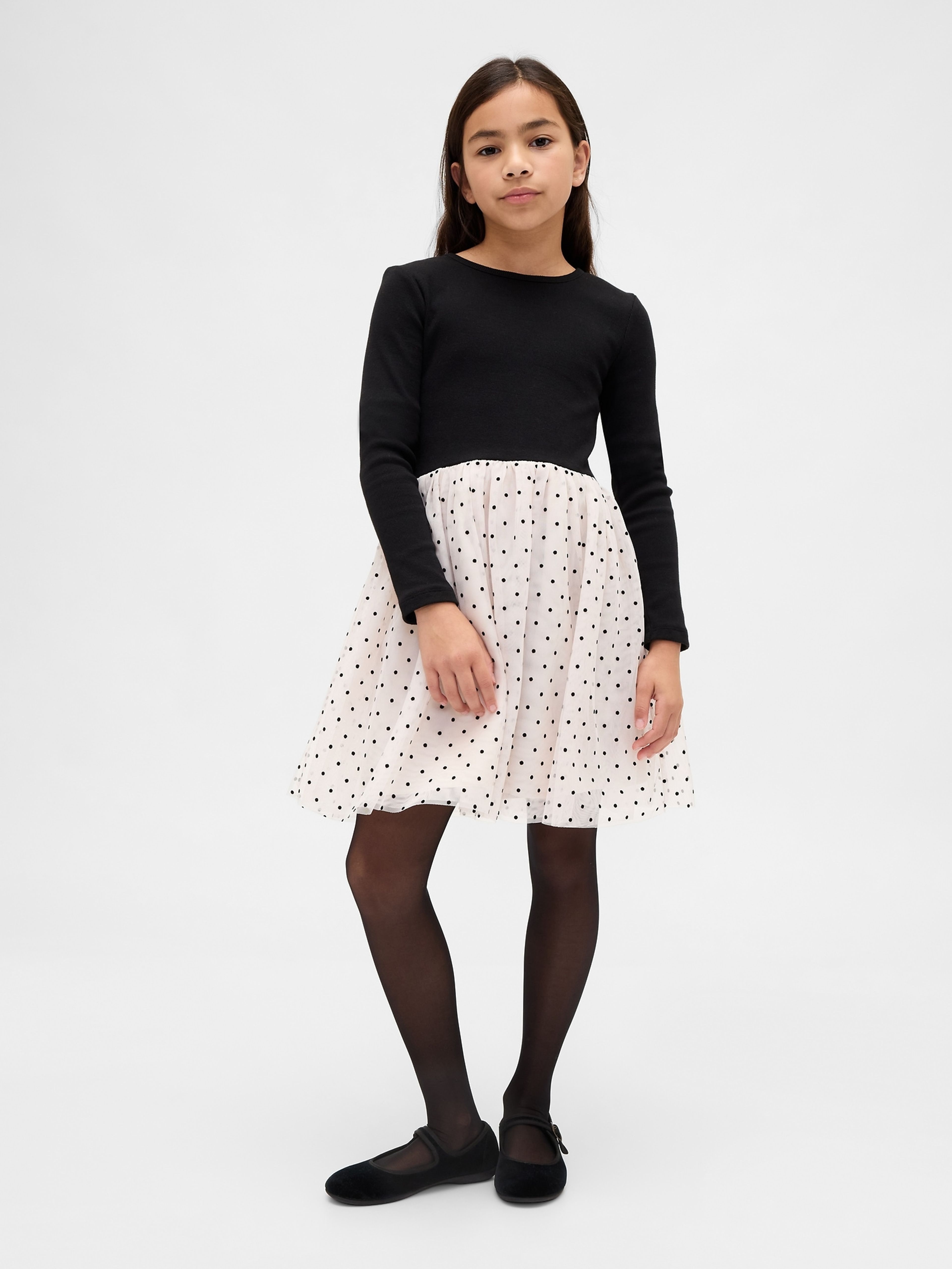 Detské šaty s tylovou sukňou