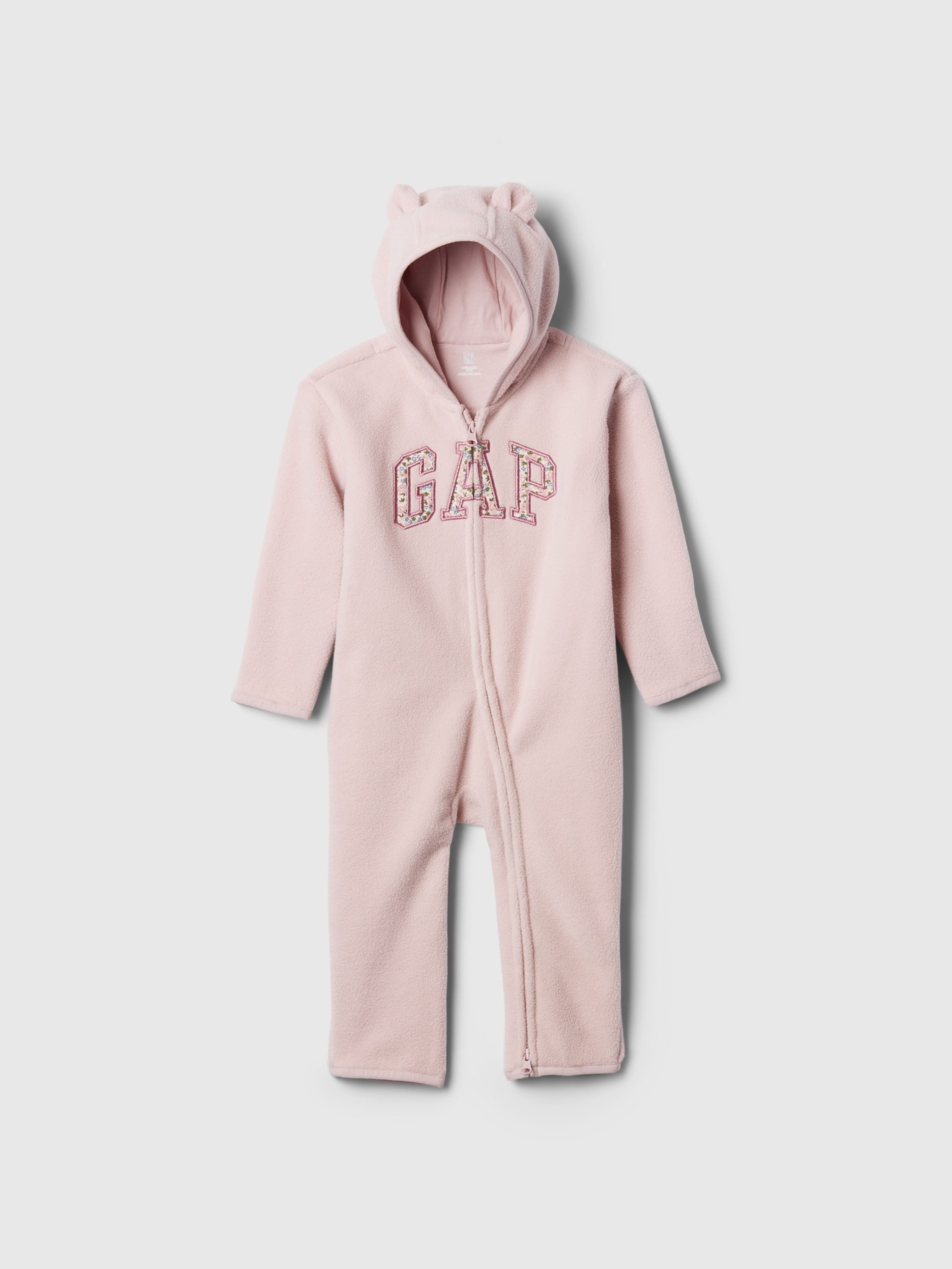 Baby Fleece-Overall mit Logo