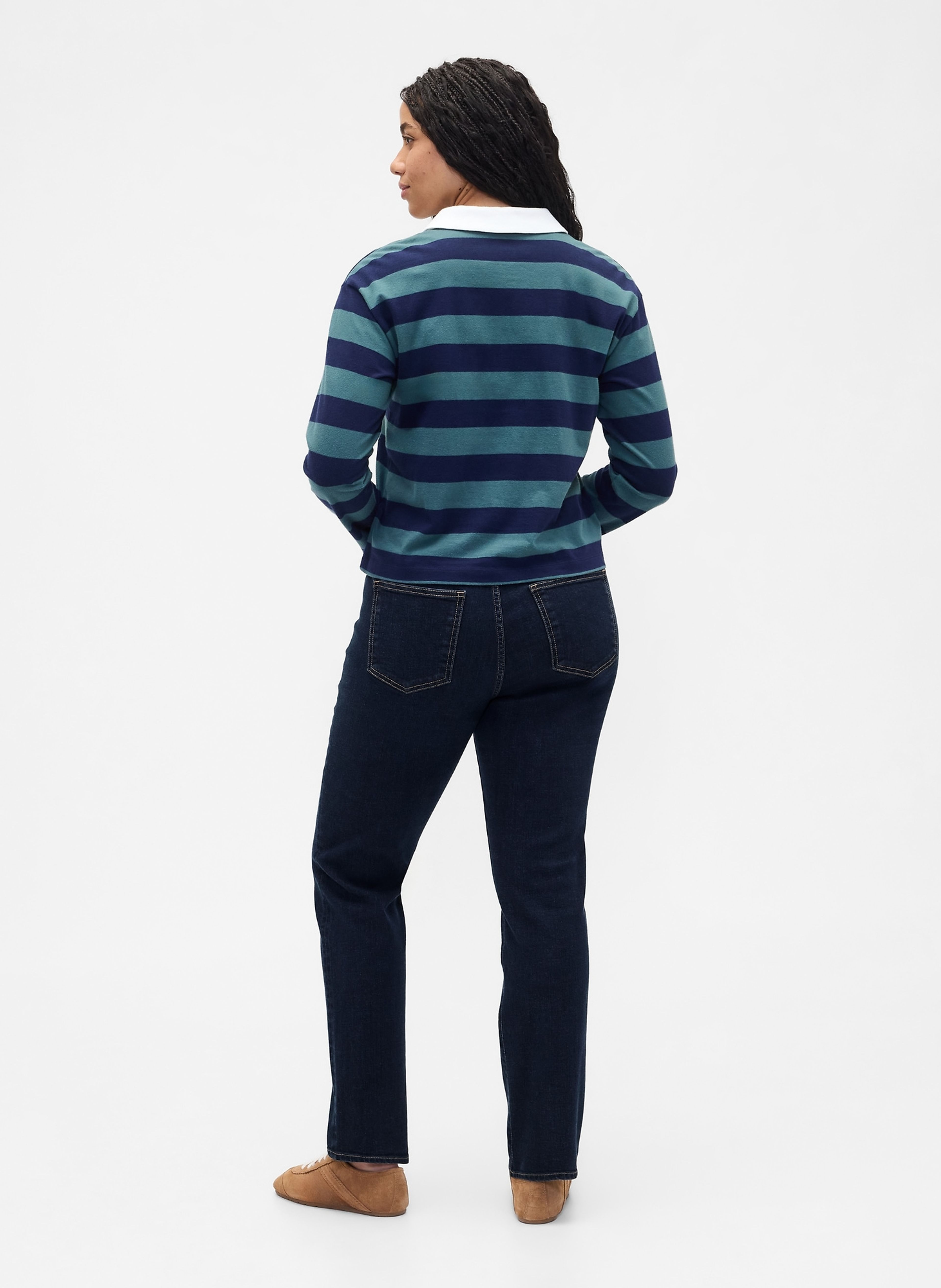 Jeansy Mid Rise Classic Straight - 006
