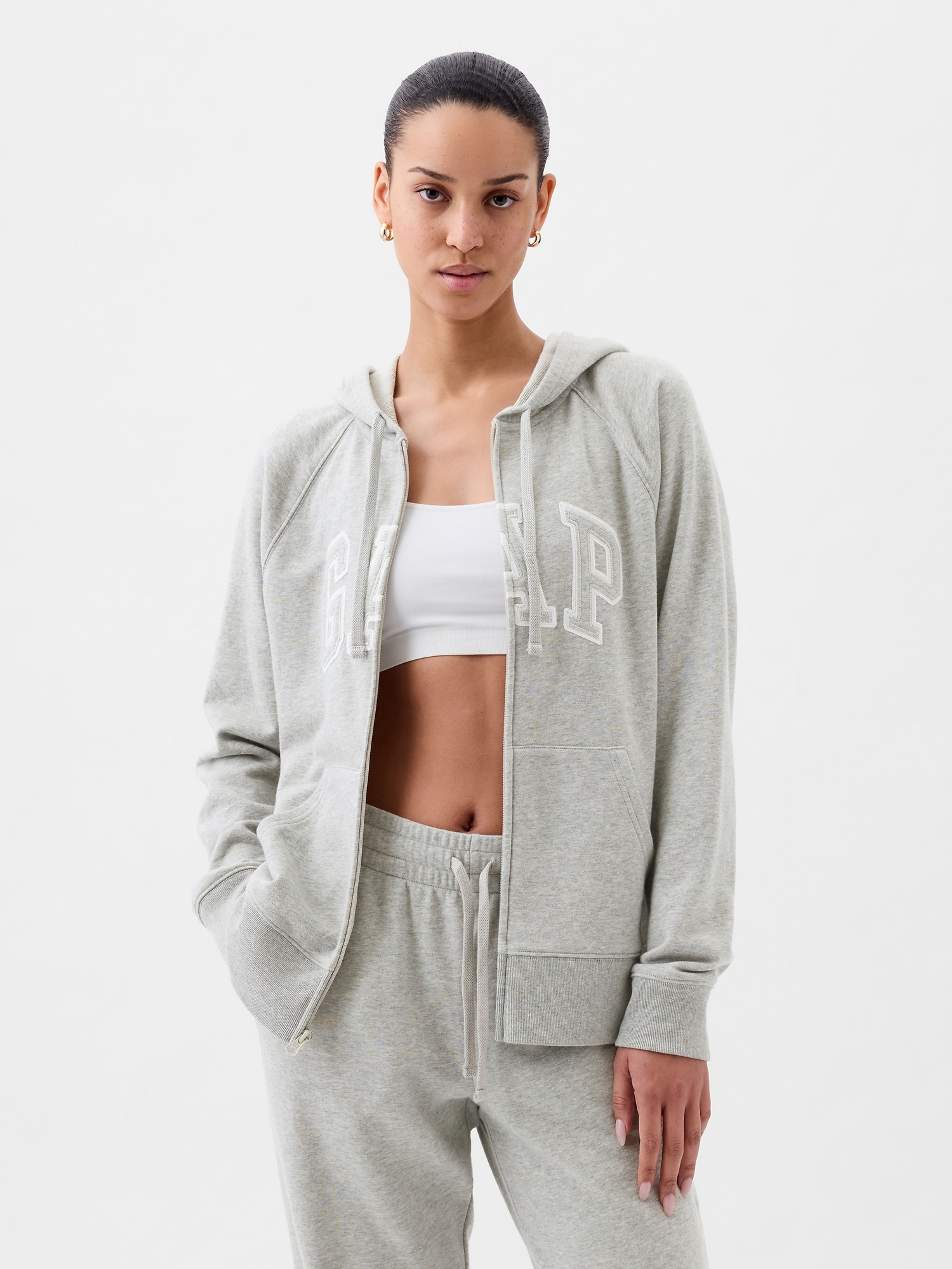 Damen Sweatjacke mit Logo