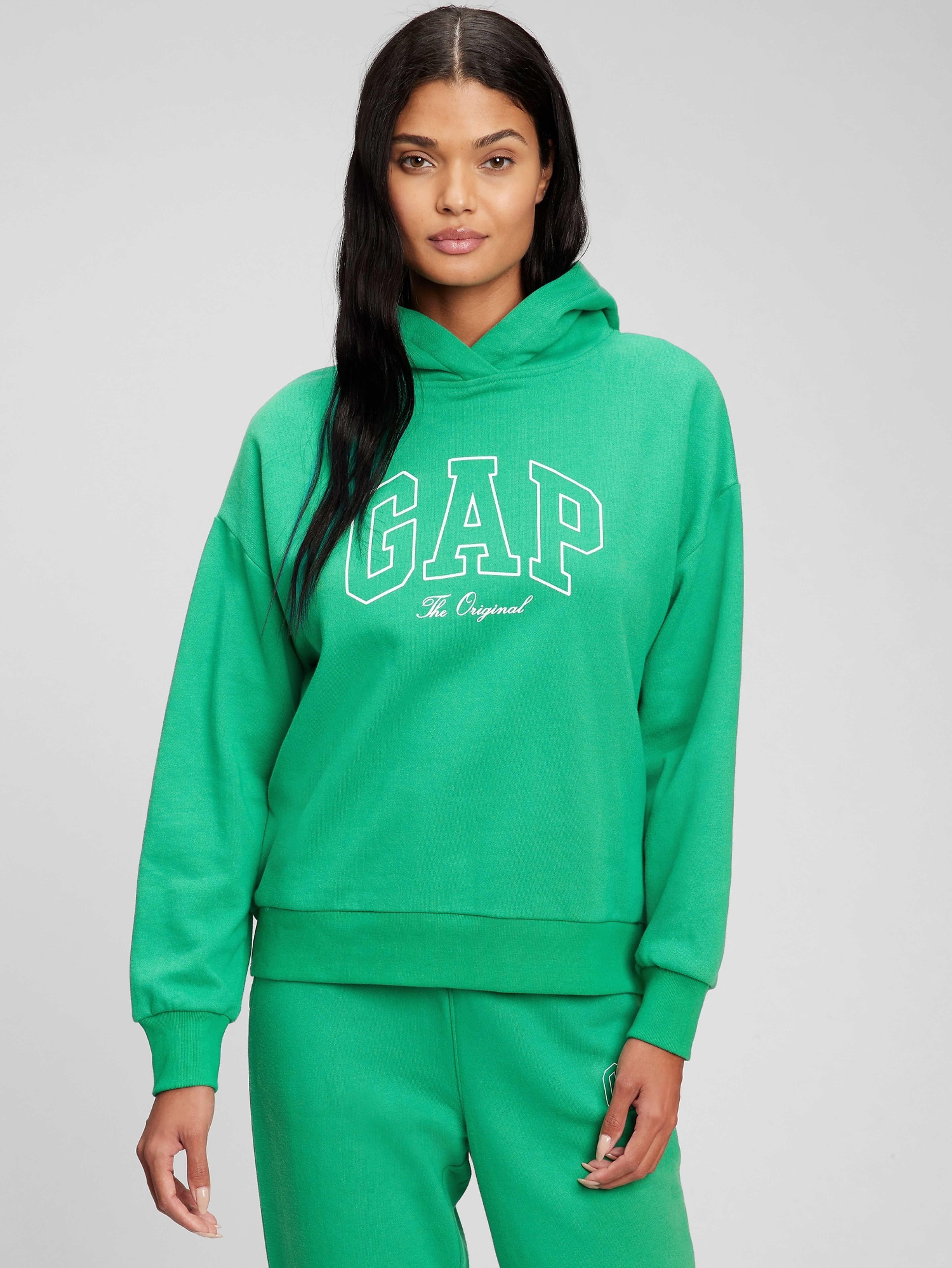 Mikina logo GAP s kapucí
