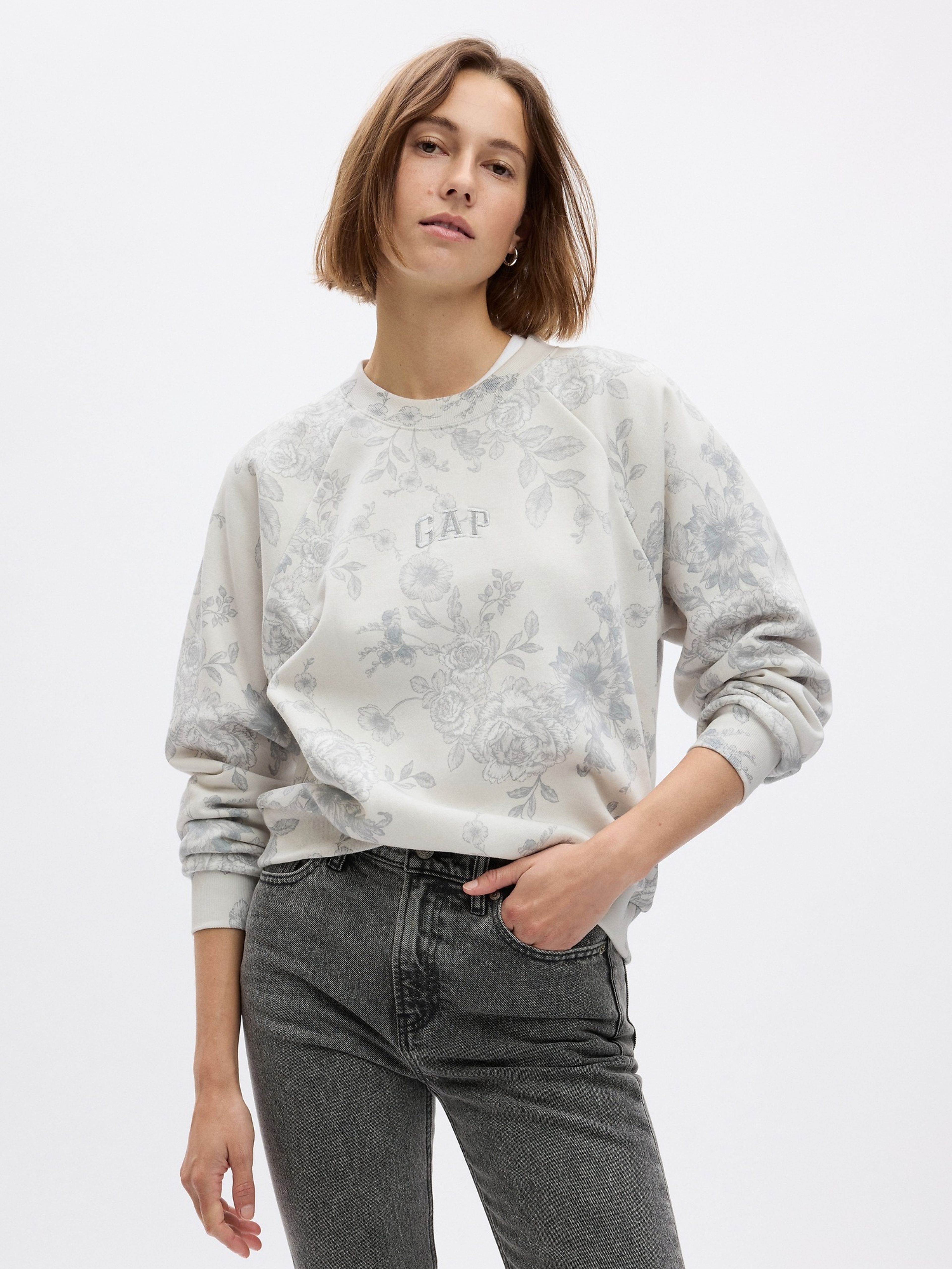 Damen Sweatshirt mit Muster