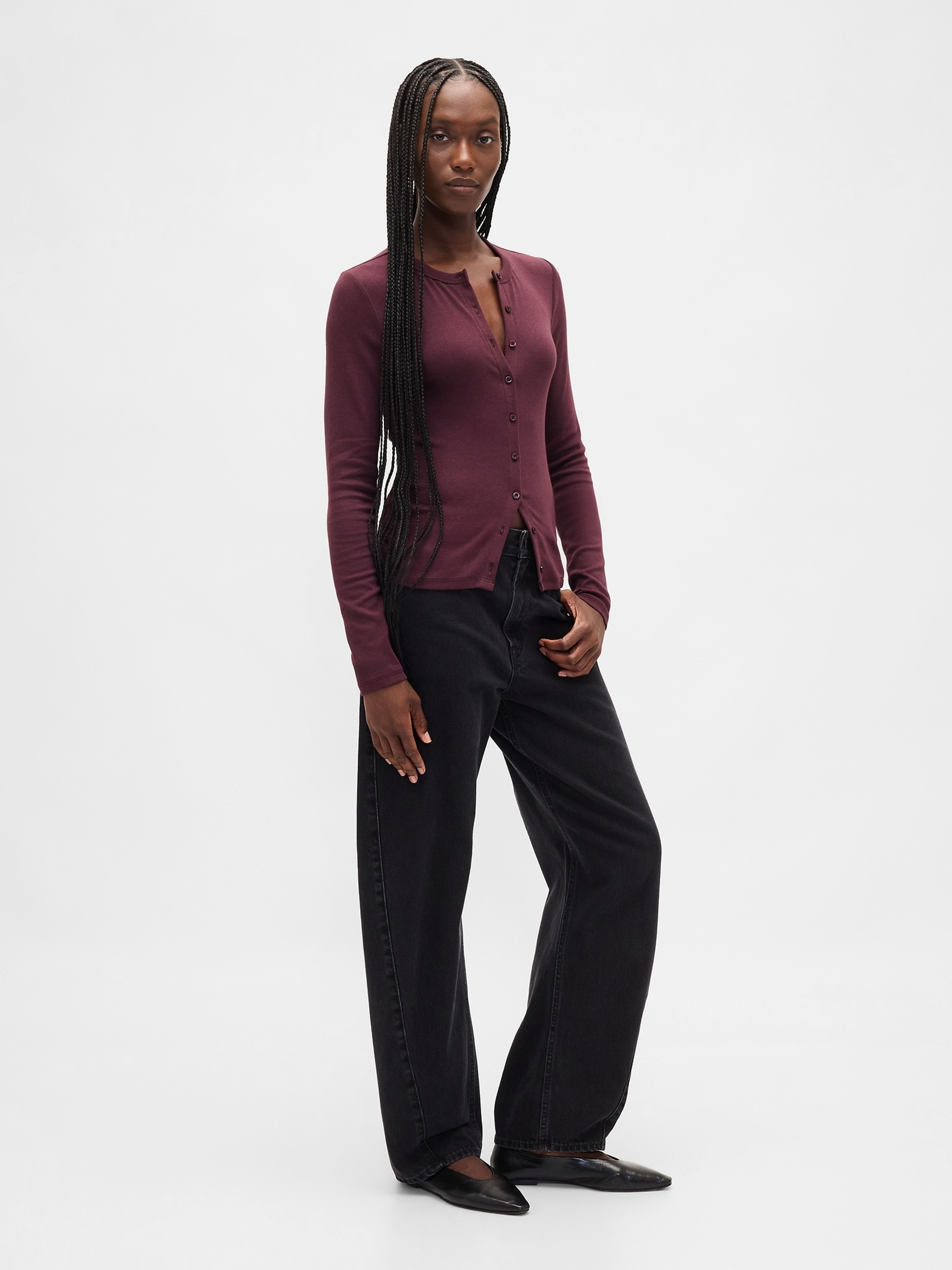 Cardigan boutonné - 002