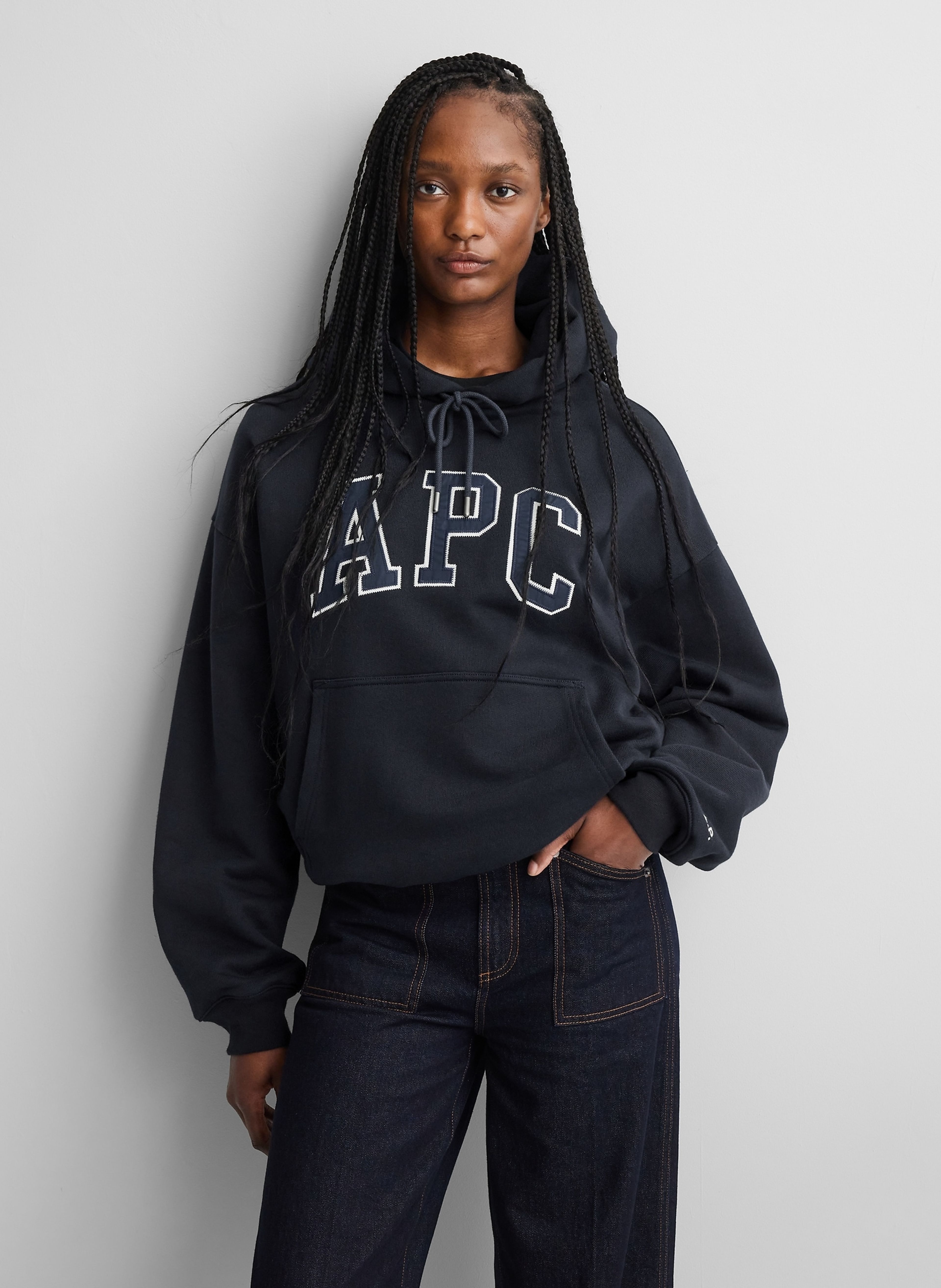 Sweatshirt Extra Heavyweight Gap × A.P.C. unisex met logo - 004