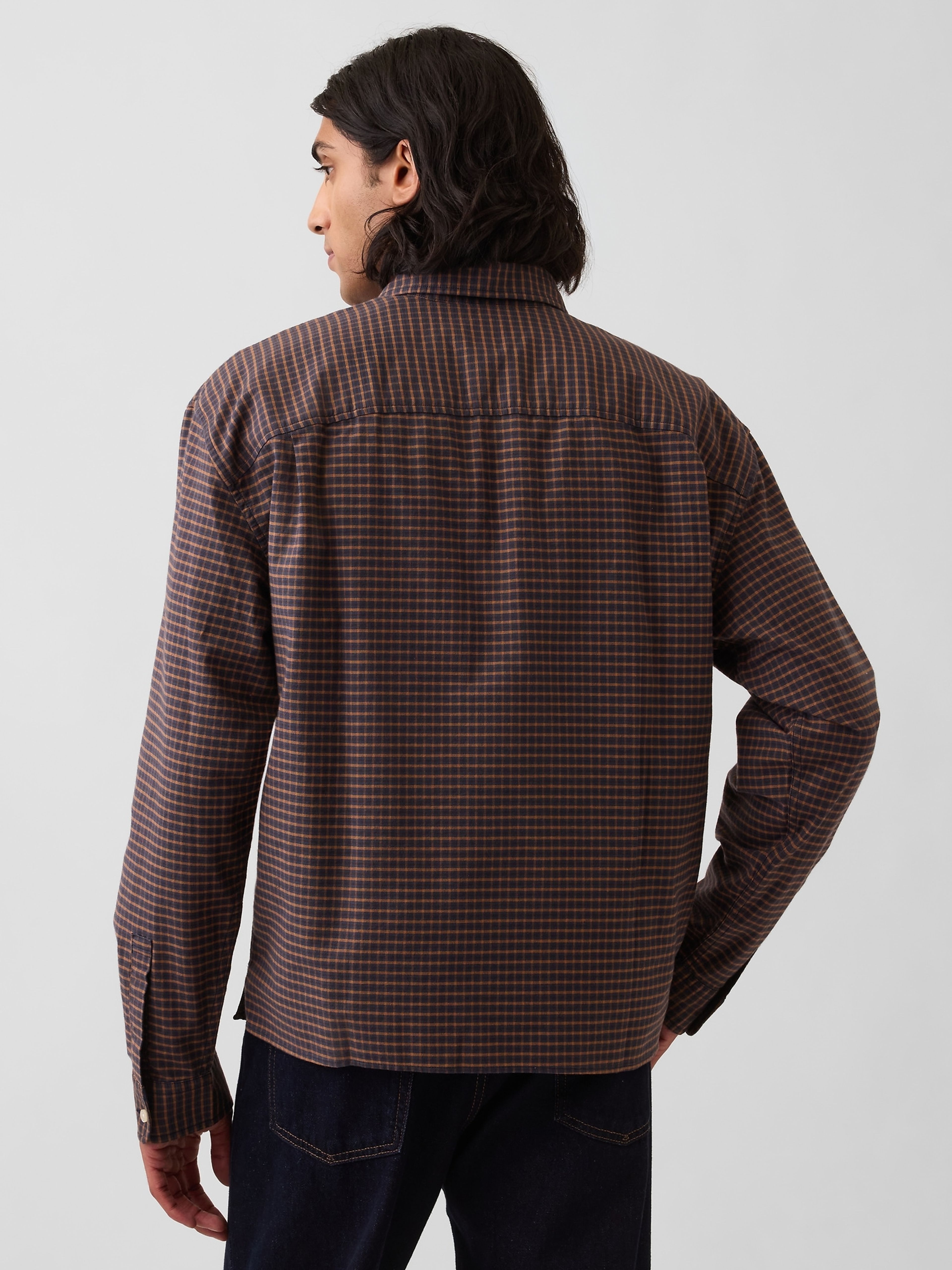 Crop košile Oxford Shirt - 003