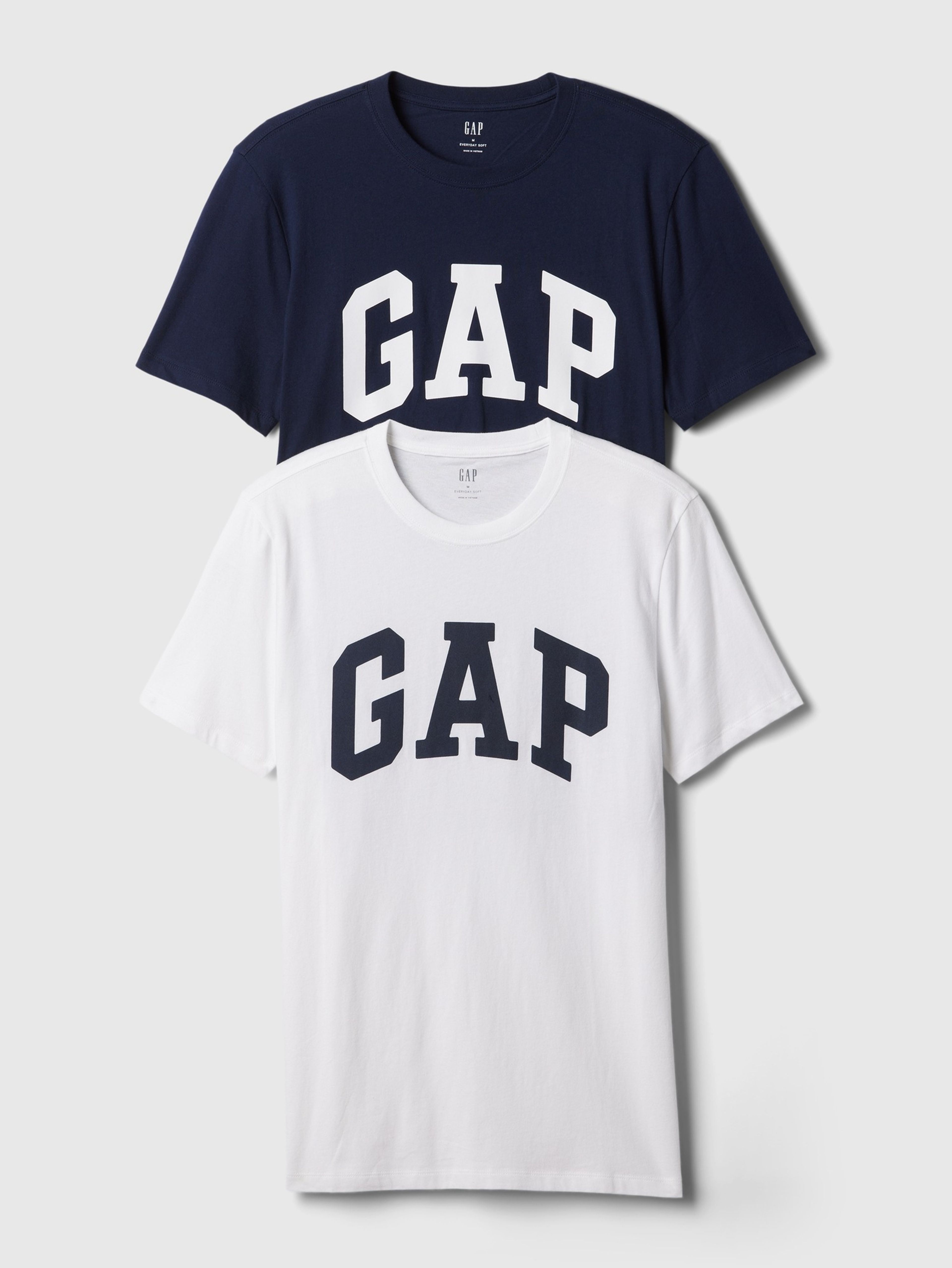 T-shirt in cotone con logo 2 pezzi - 001