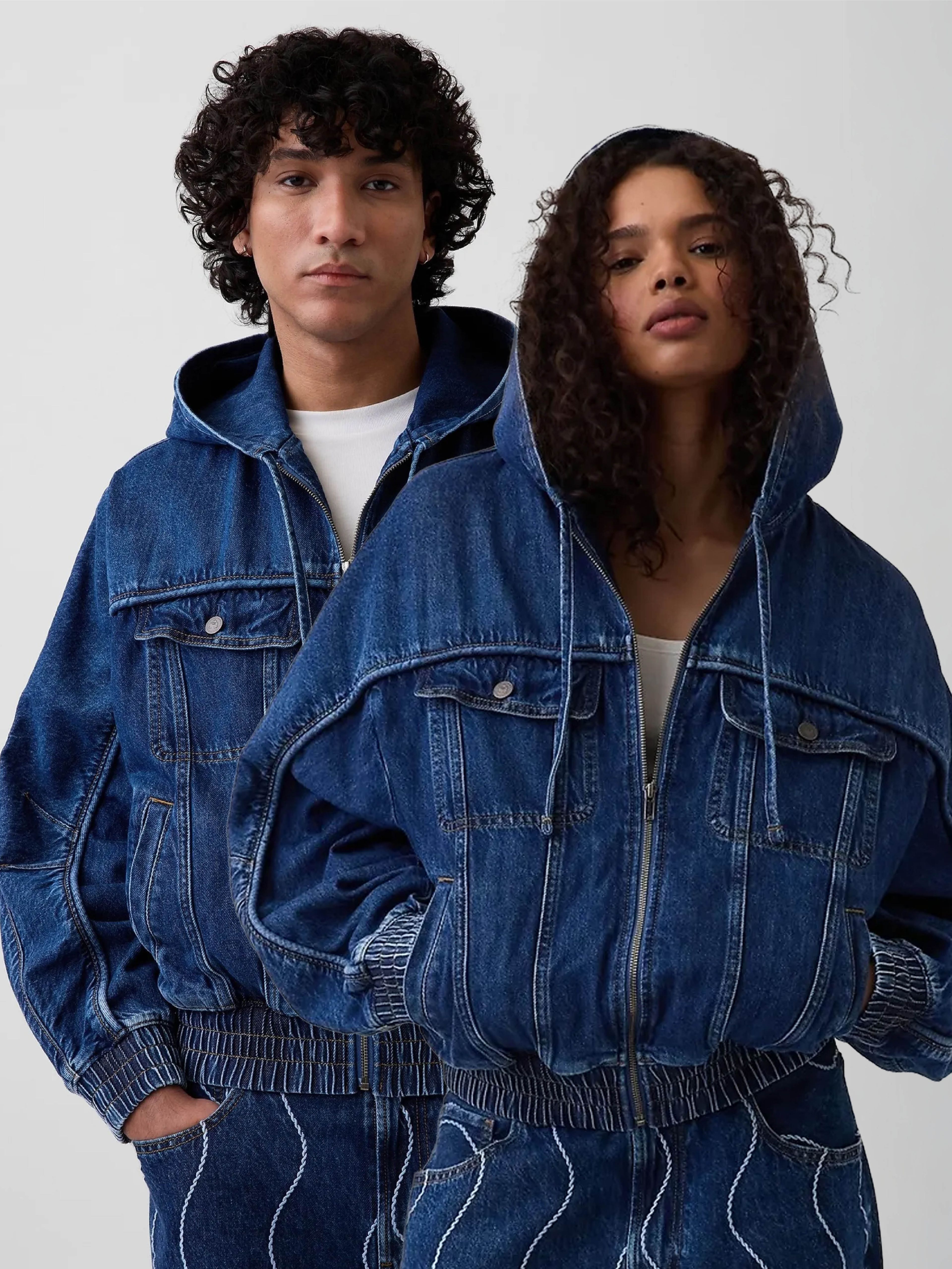 Sweatshirt en denim unisex Gap × HFR by Daveed Baptiste