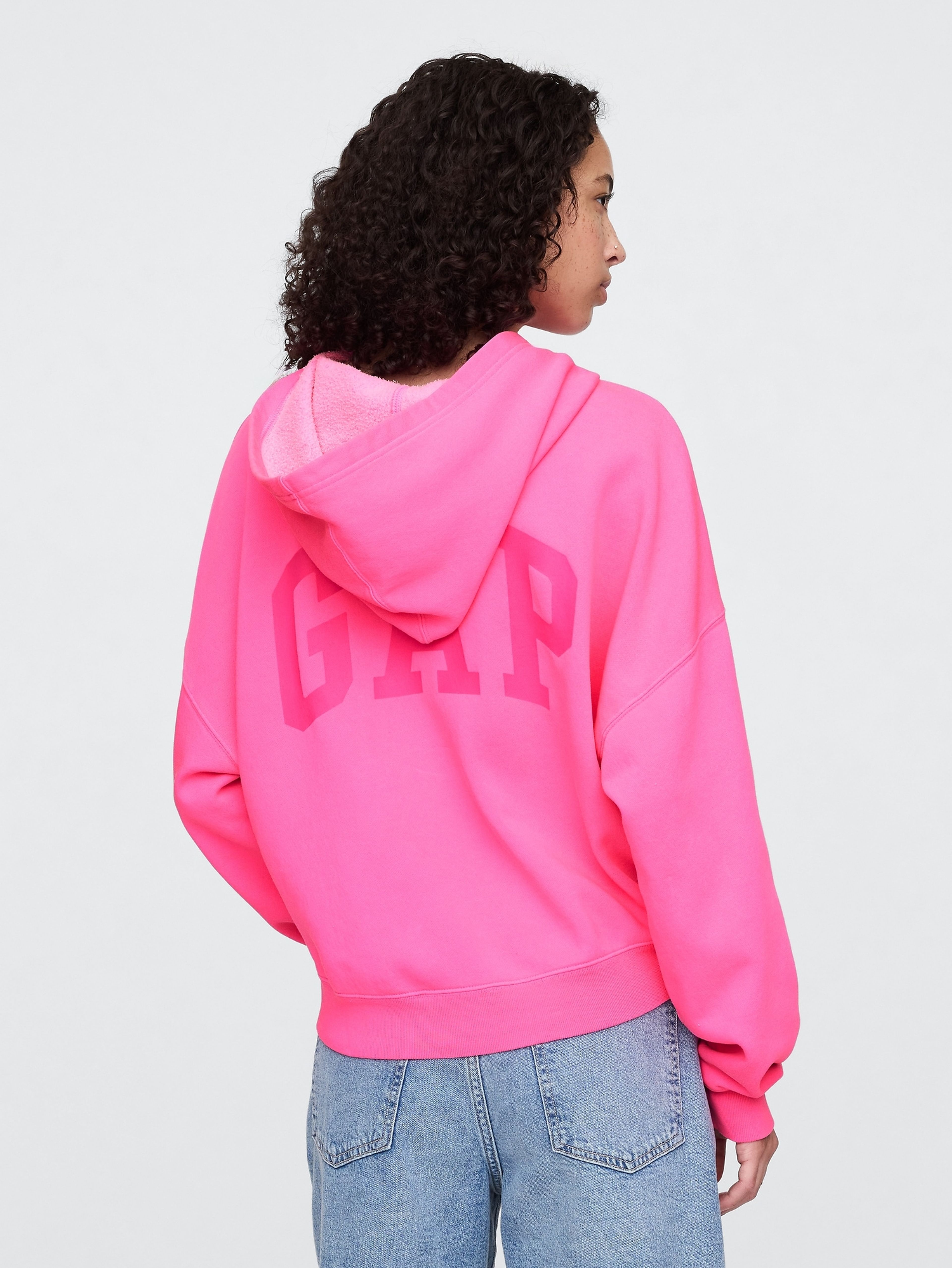 Damen Crop Sweatshirt mit Logo