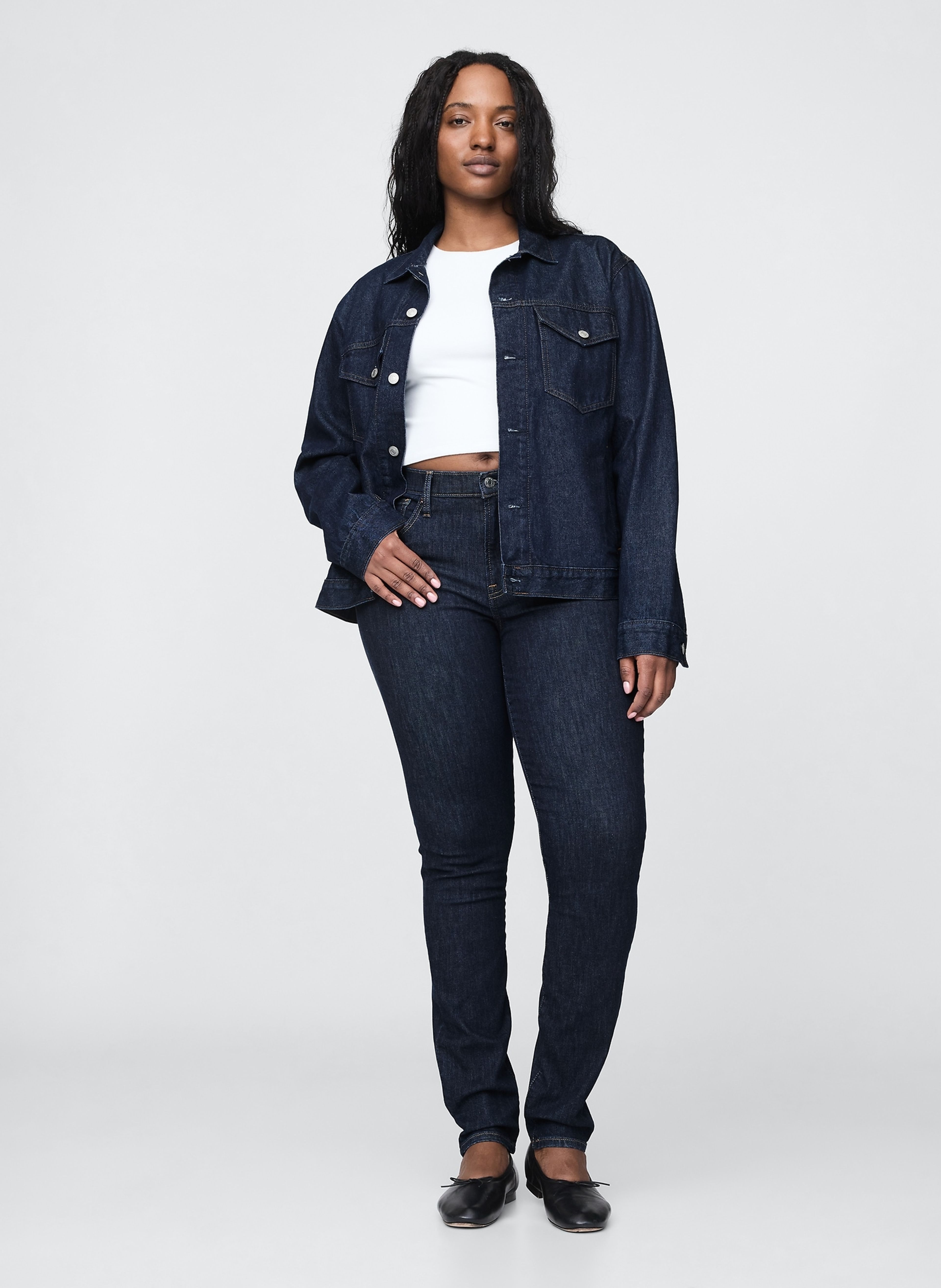 Jeans Mid Rise True Skinny - 005