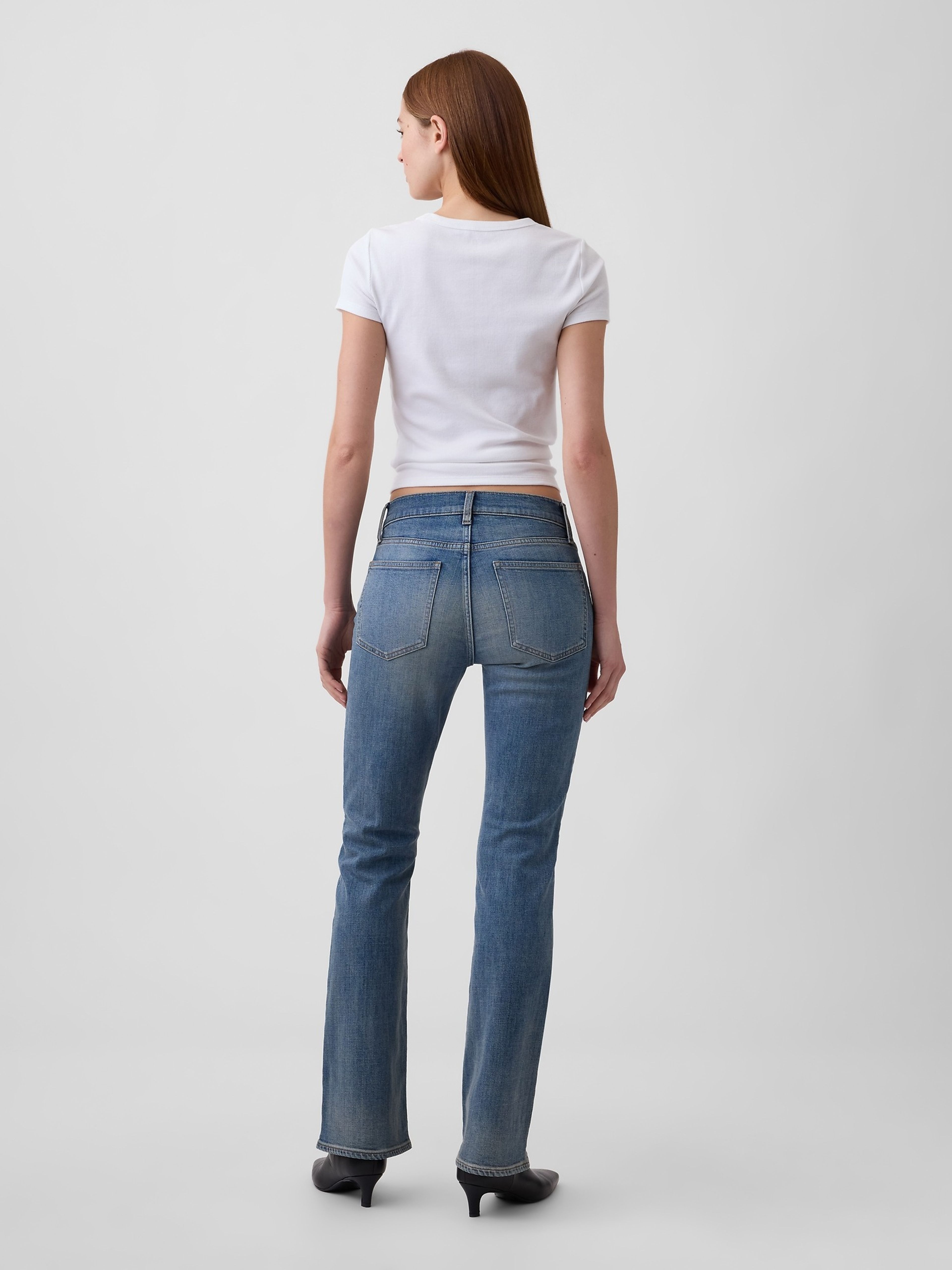 Mid Rise Boot Jeans - 004