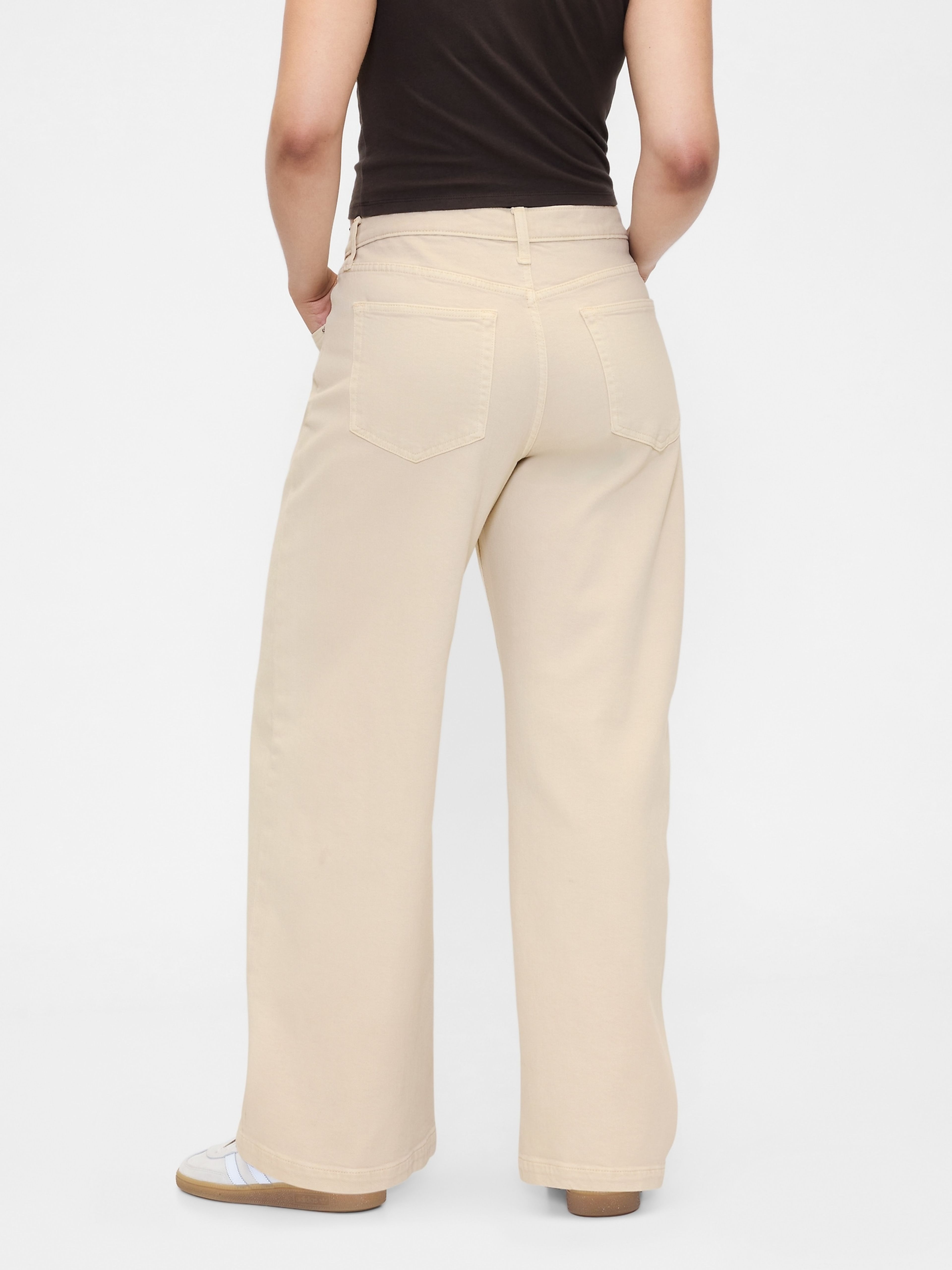 High Rise Stride Wide-Leg Jeans - 006
