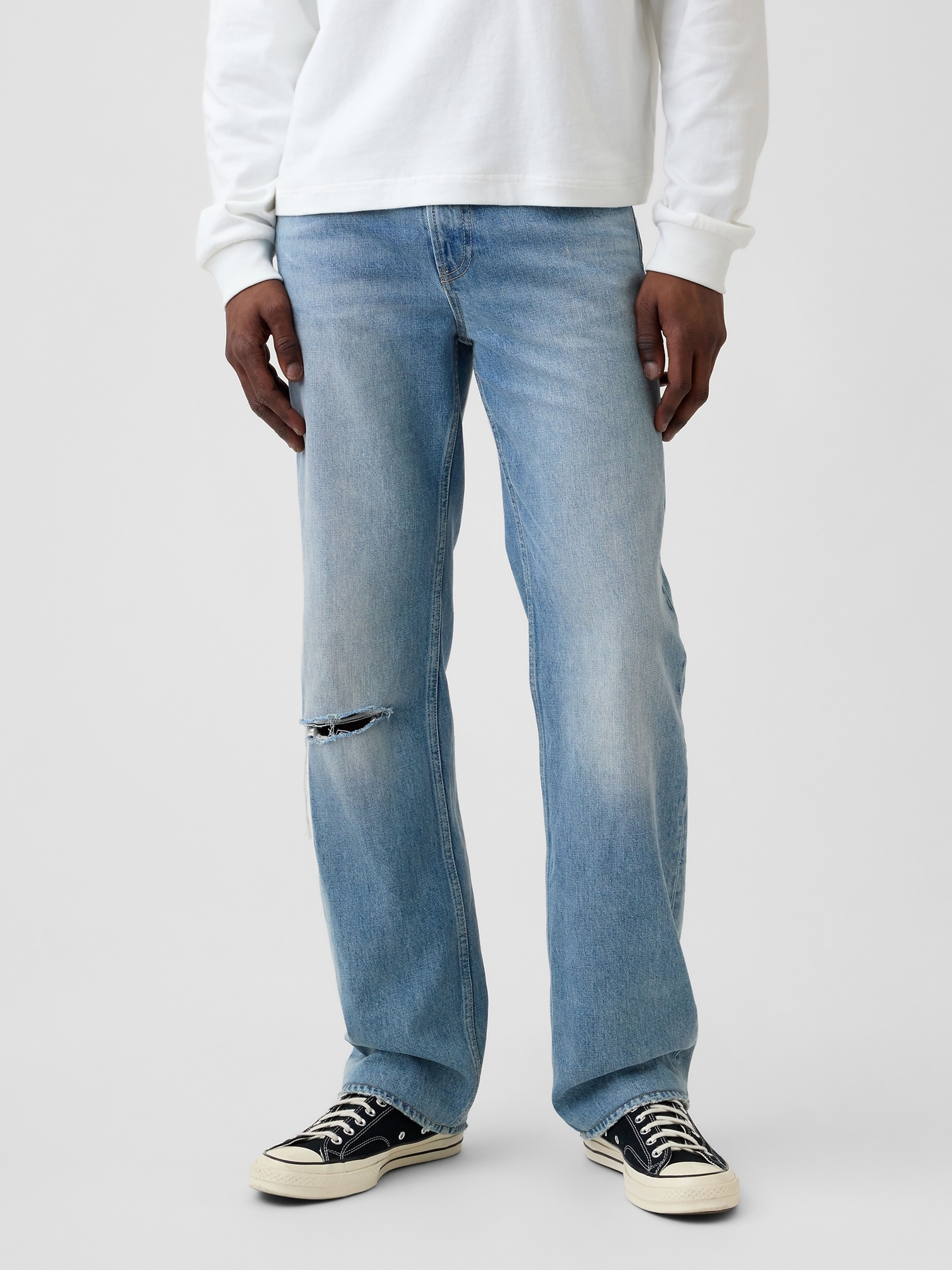 Relaxed Straight Jeans - 002