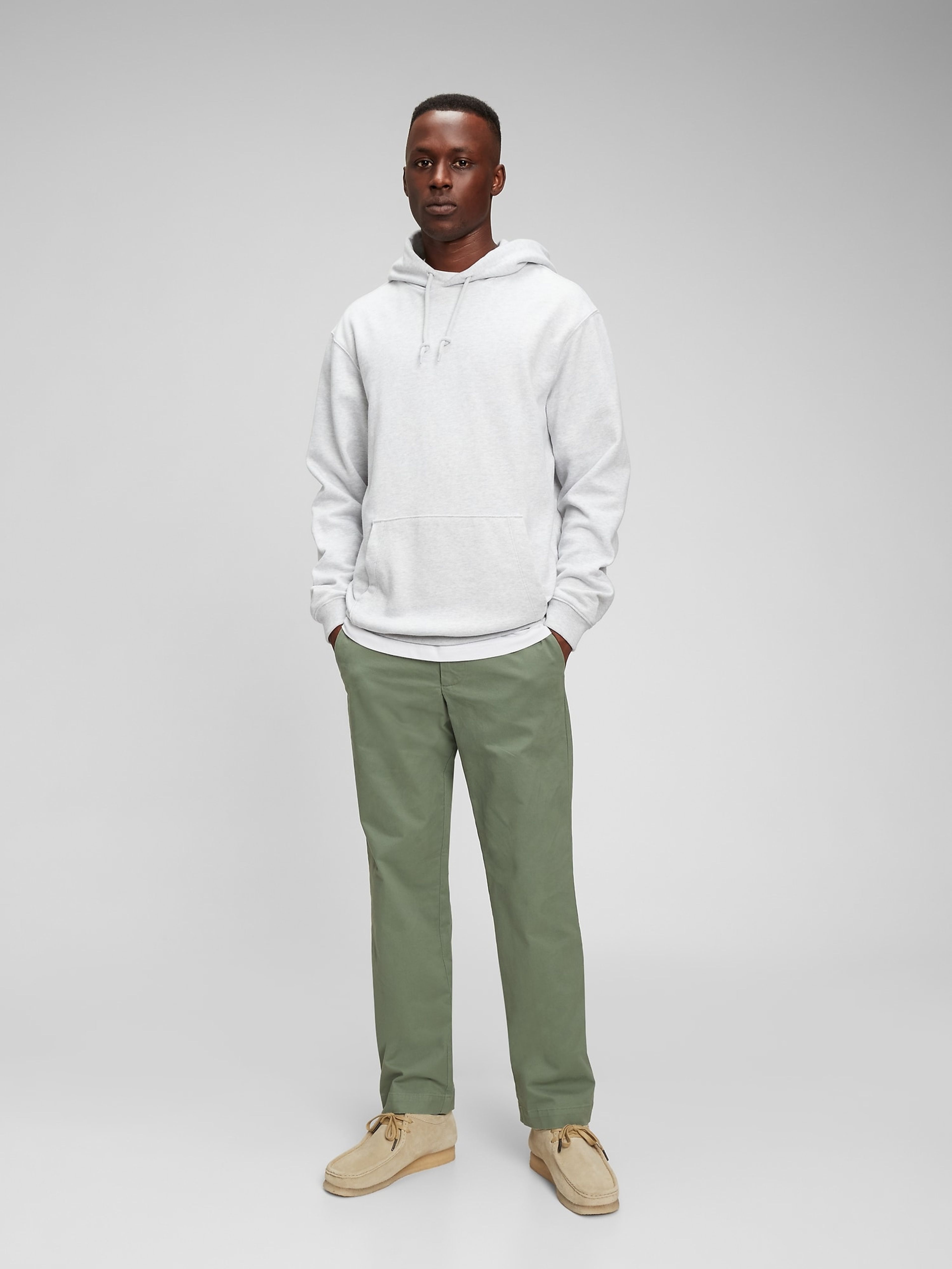 Hose modern khaki straight fit GapFlex