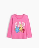 Baby tričko Gap & Sesame Street s logom-Ružová - 001