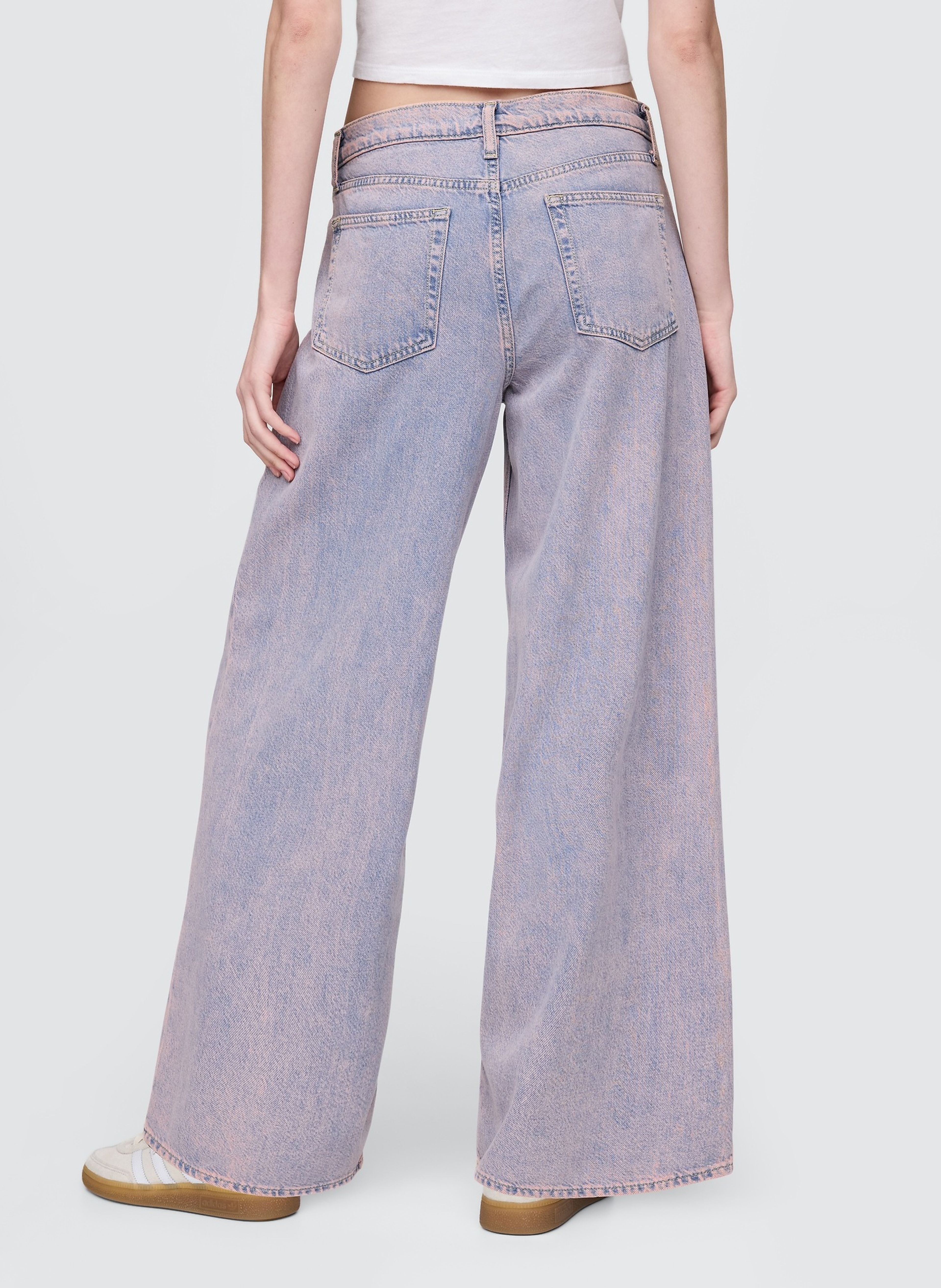 Jeans Baggy Rose Mist Pink - 004