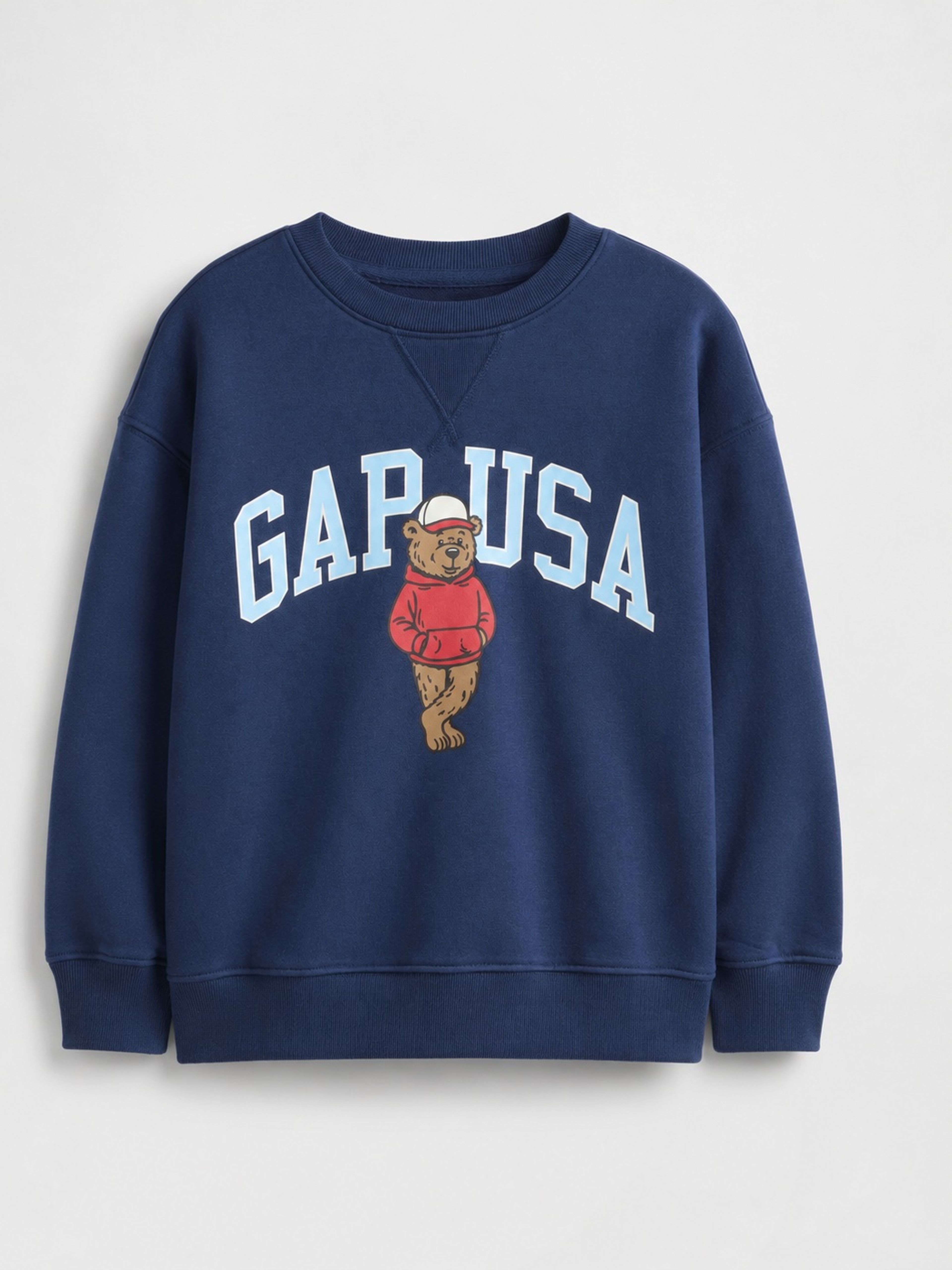 Sudadera oversize infantil VintageSoft con logo - 001