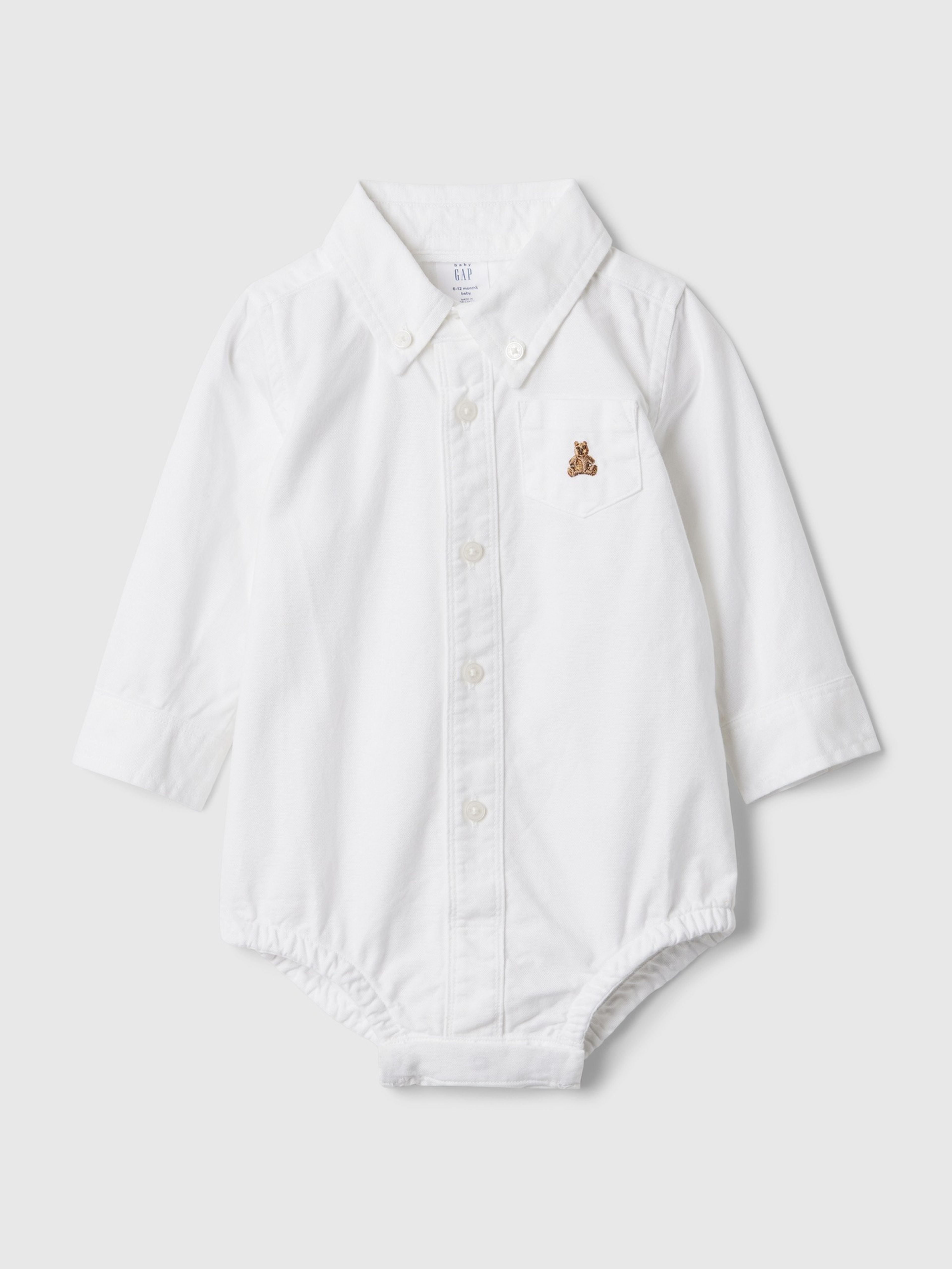 Baby koszulowe body oxford