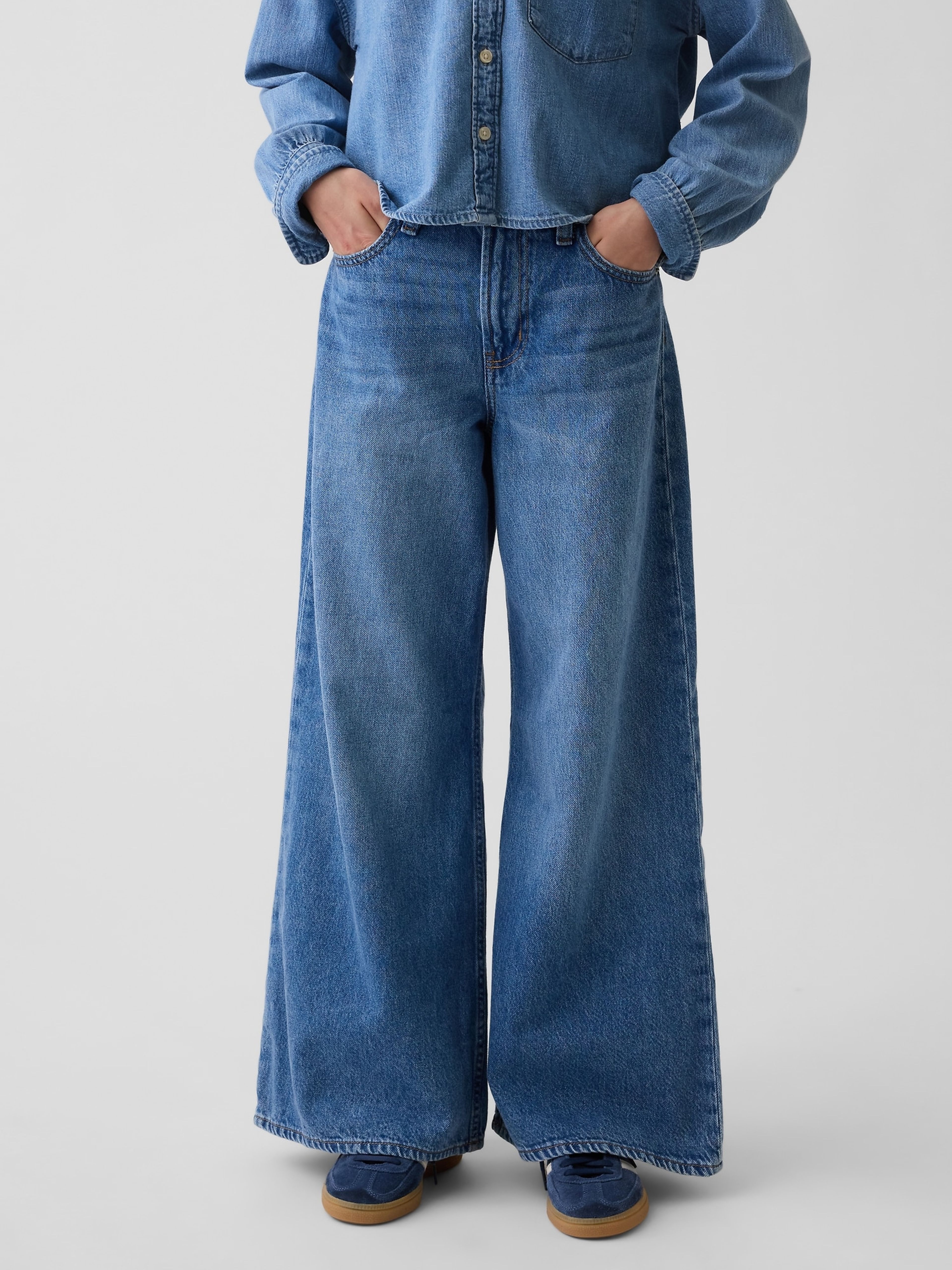 Dziecięce jeansy Low Rise Baggy - 002