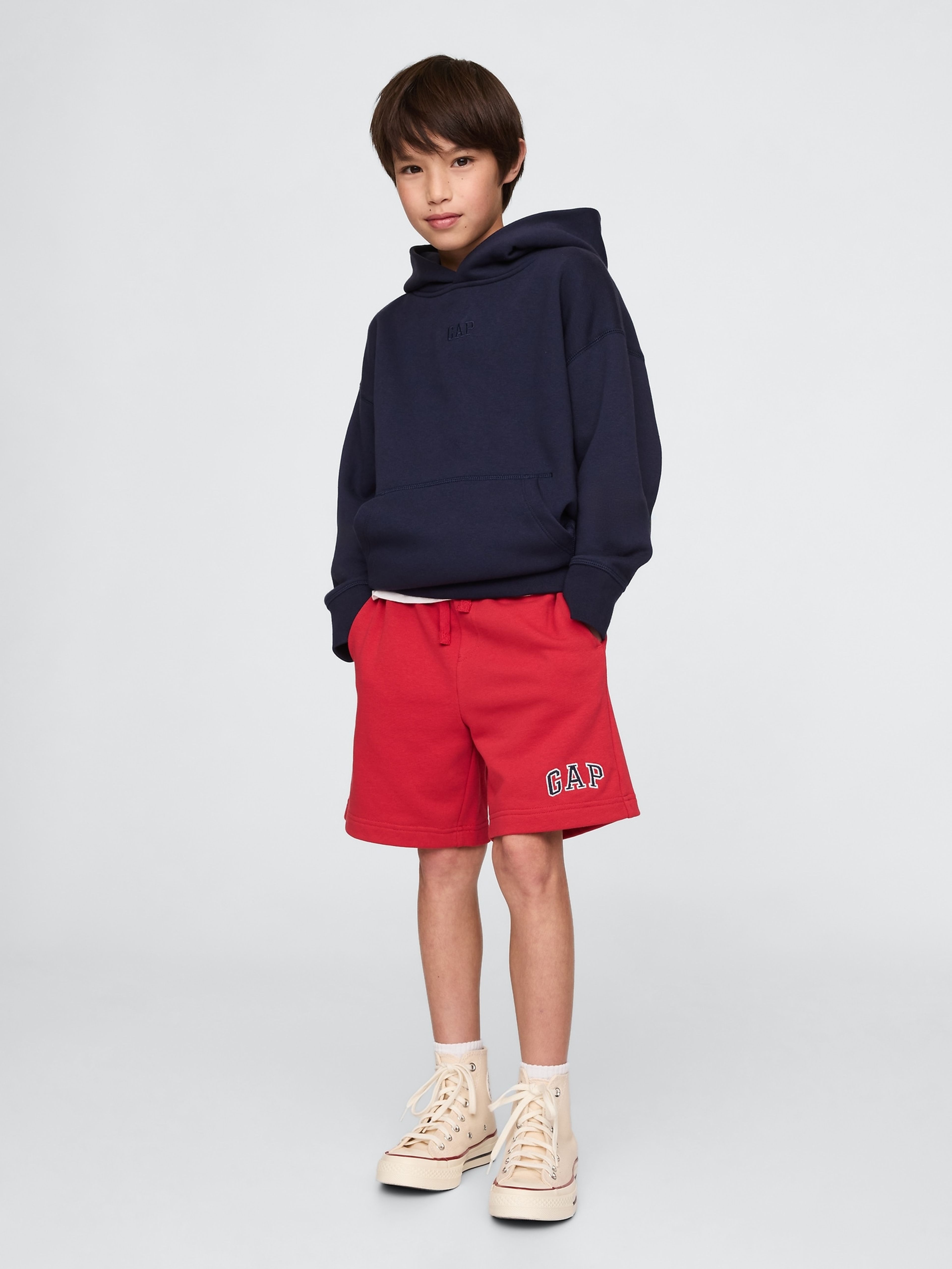 Jungen-Shorts mit Logo