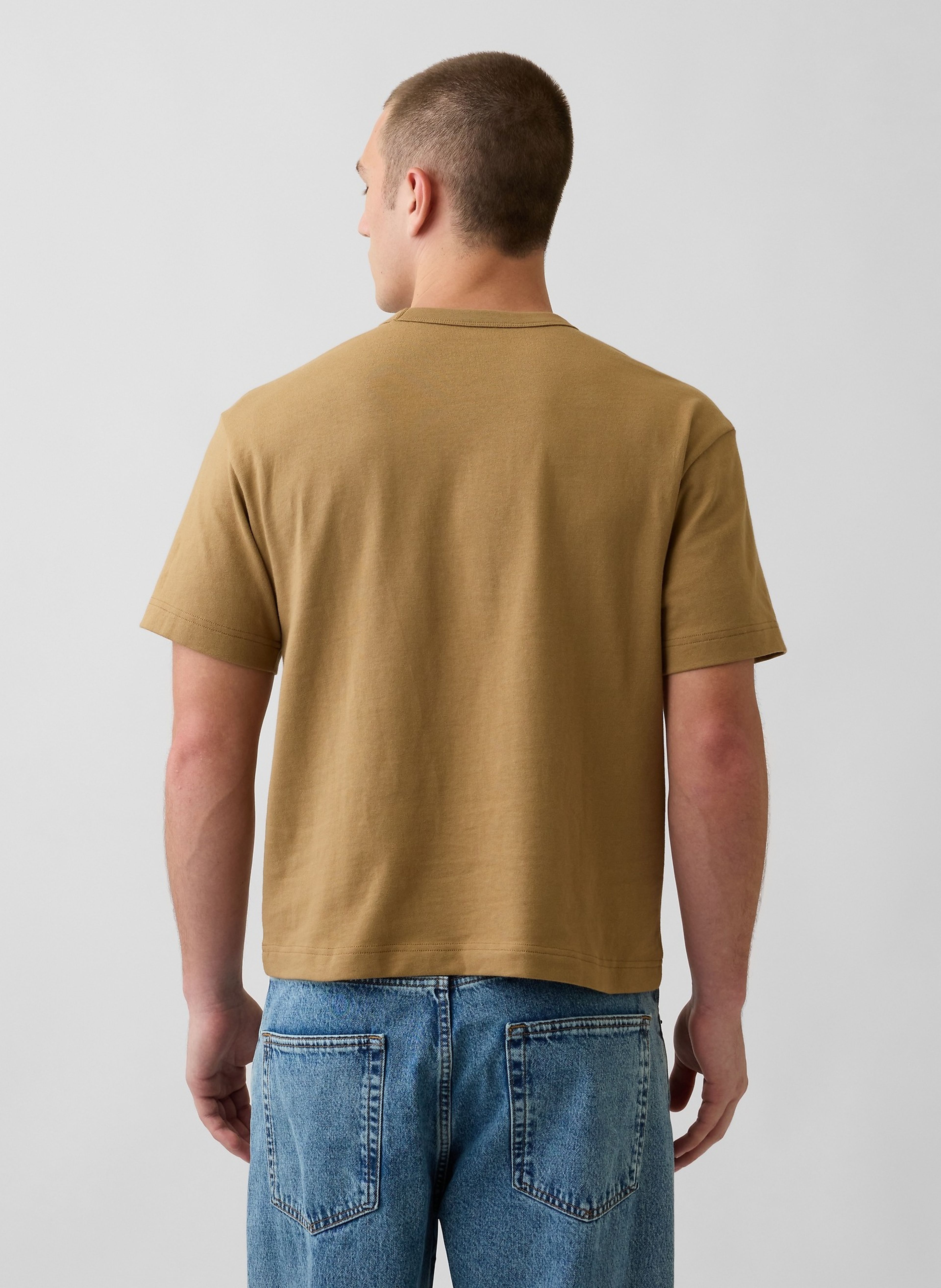 Crop T-shirt Heavyweight z logo - 003