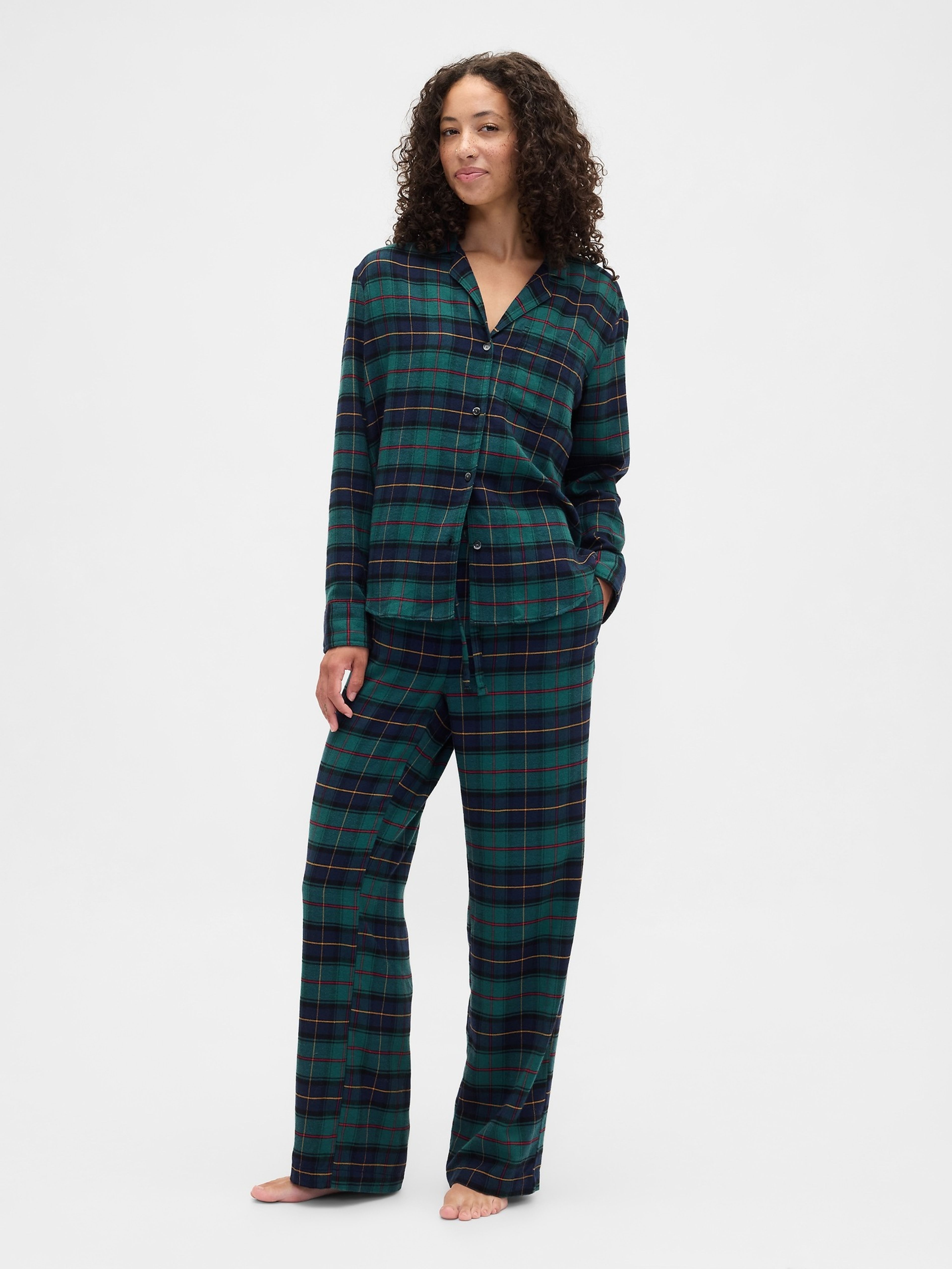 Damen-Flanell-Pyjamahose