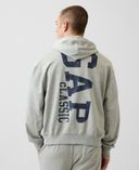 Bluza French Terry z logo-Szary - 004