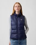 Veste matelassée avec logo-Bleu marine - 002