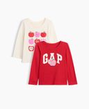 Bébé T-shirt avec logo 2 pièces-Couleur - 001