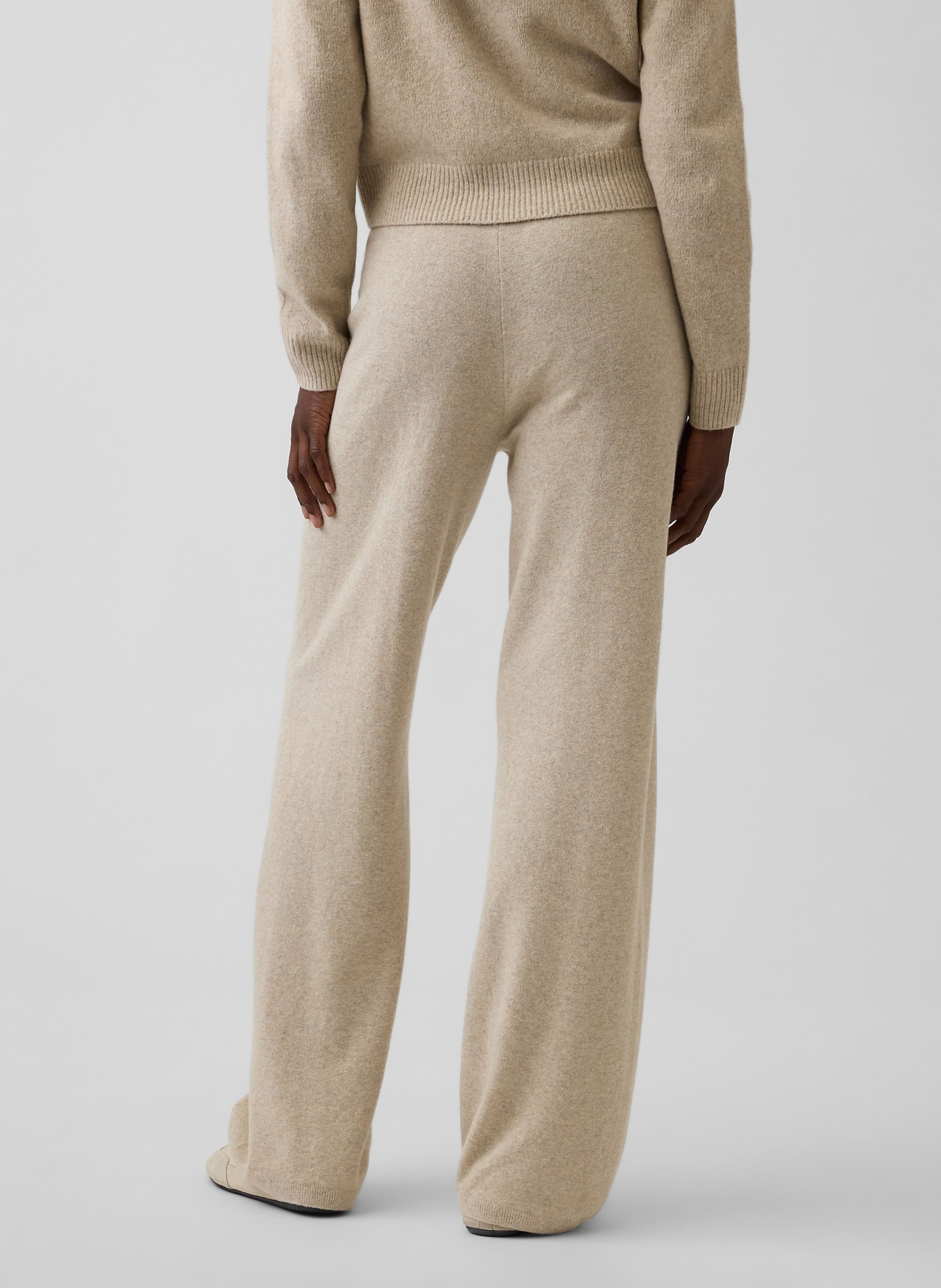 Gebreide joggingbroek Loose CashSoft - 004