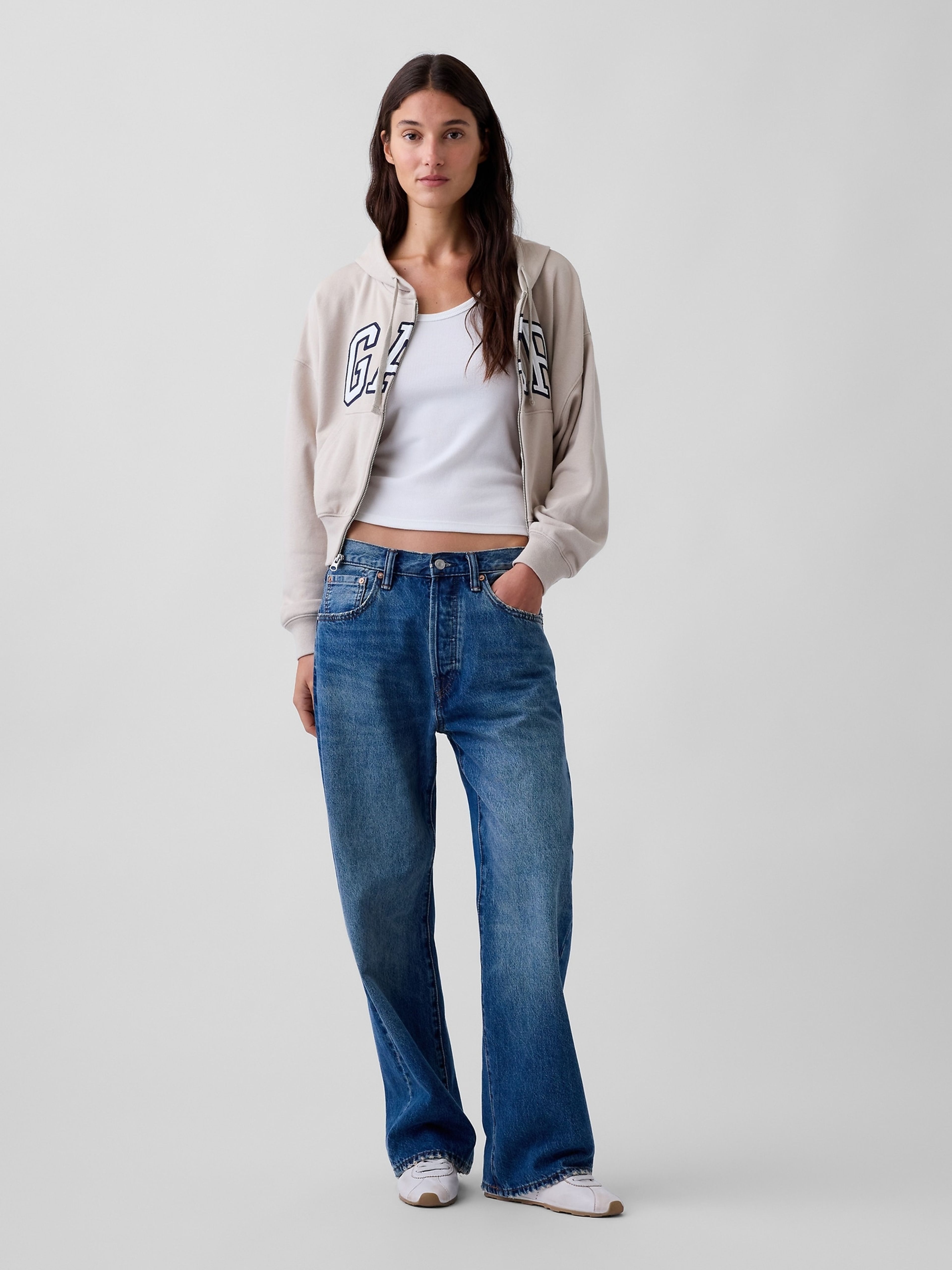 Oversize mikina s logem - 002