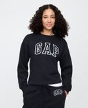 Oversized Sweatshirt Logo-Zwart - 002