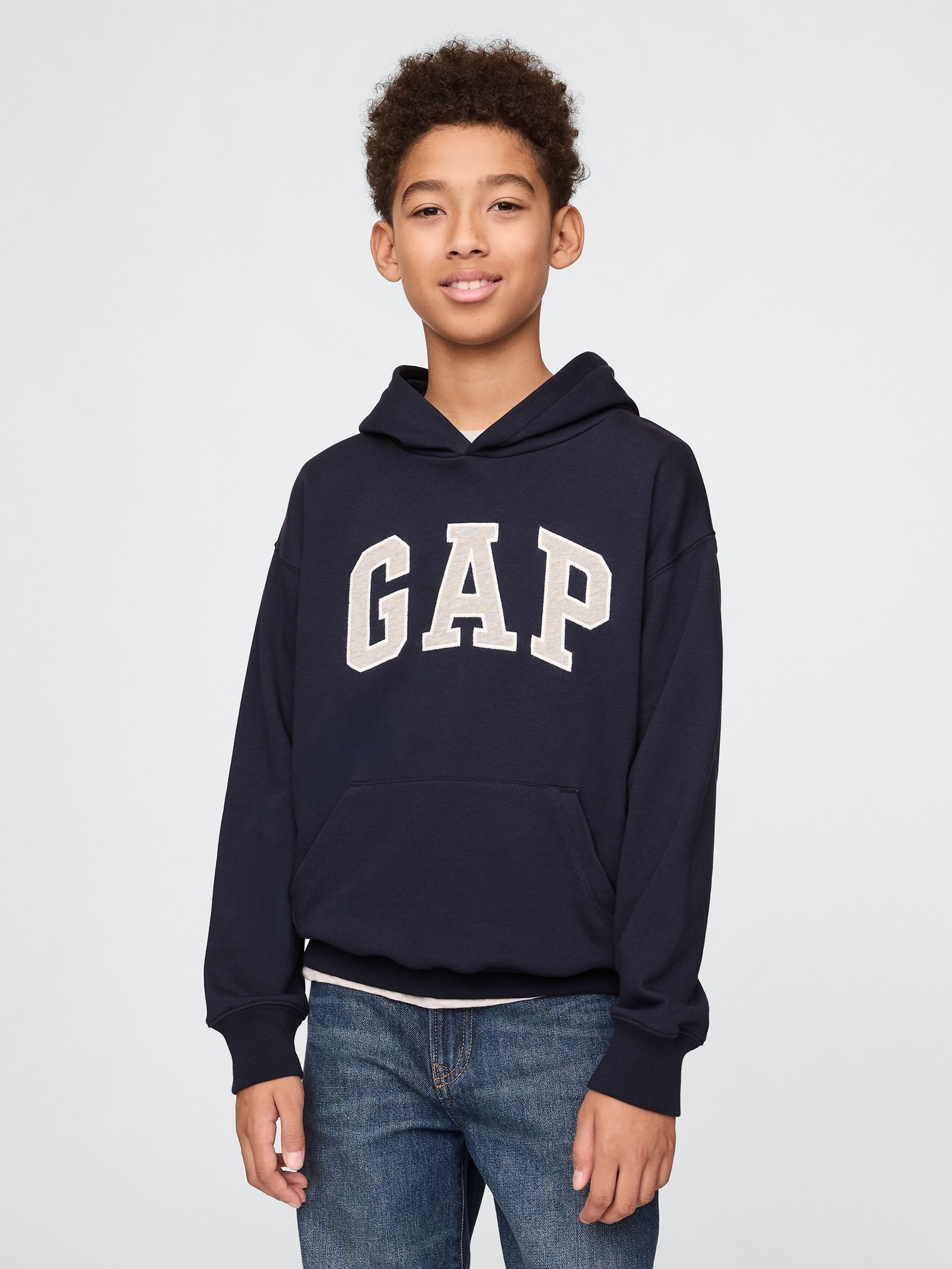 Jungen-Sweatshirt mit Logo